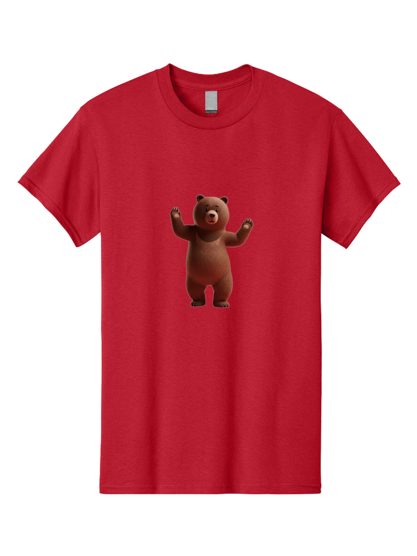 Brown-Bear-1 Men'S Graphic Tee, 100% Cotton, Comfortable Casual Summer Wear, Machine Washable, Vintage Camera, Old Camera, Antique Camera, Black Camera, Classic Photography, Photography Equipment, Nostalgic Device, Film Camera, Camera Art Bae908
