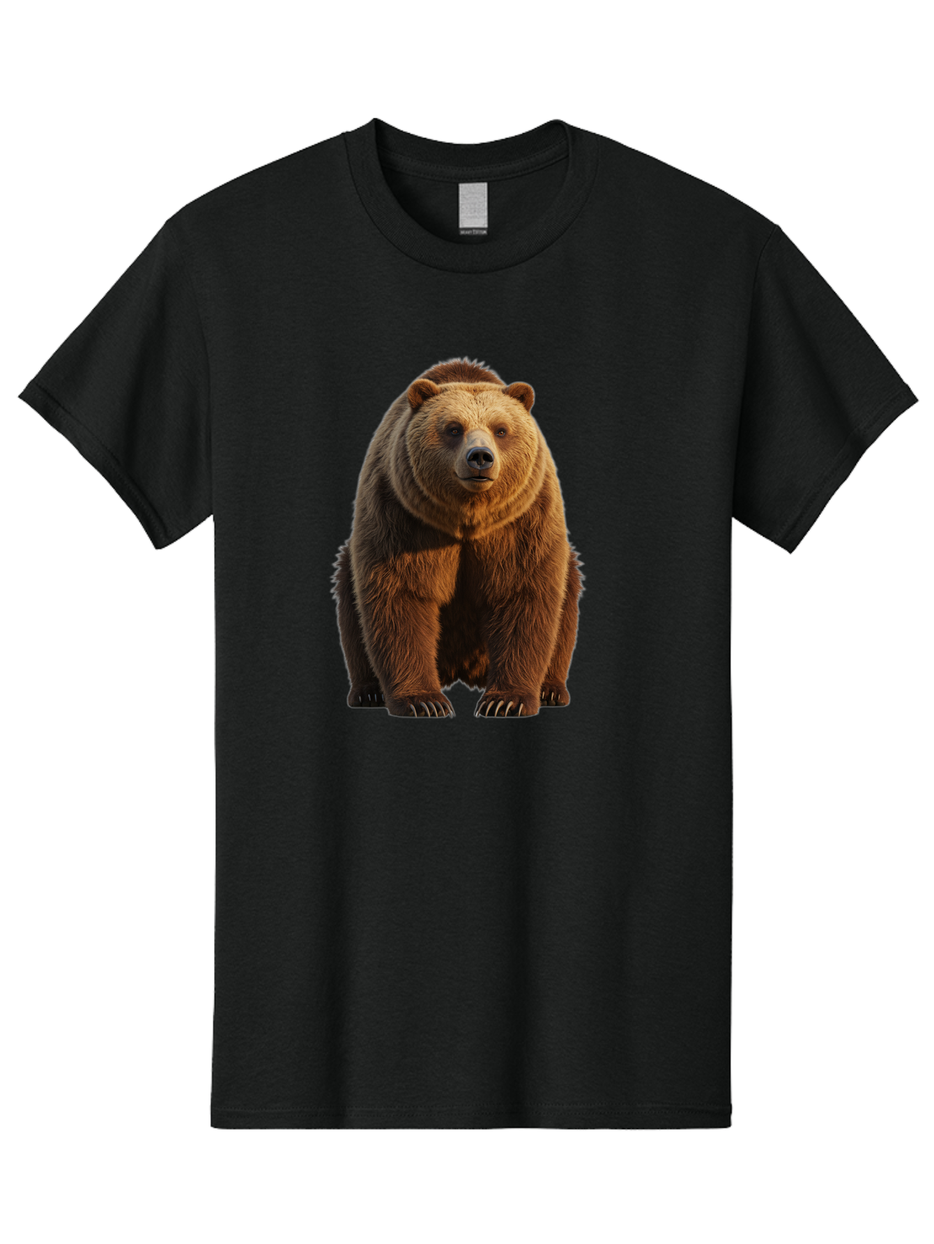 Brown-Bear-2 Men'S Graphic Tee, 100% Cotton, Comfortable Casual Summer Wear, Machine Washable, Vintage Camera, Old Camera, Antique Camera, Black Camera, Classic Photography, Photography Equipment, Nostalgic Device, Film Camera, Camera Art Bae909