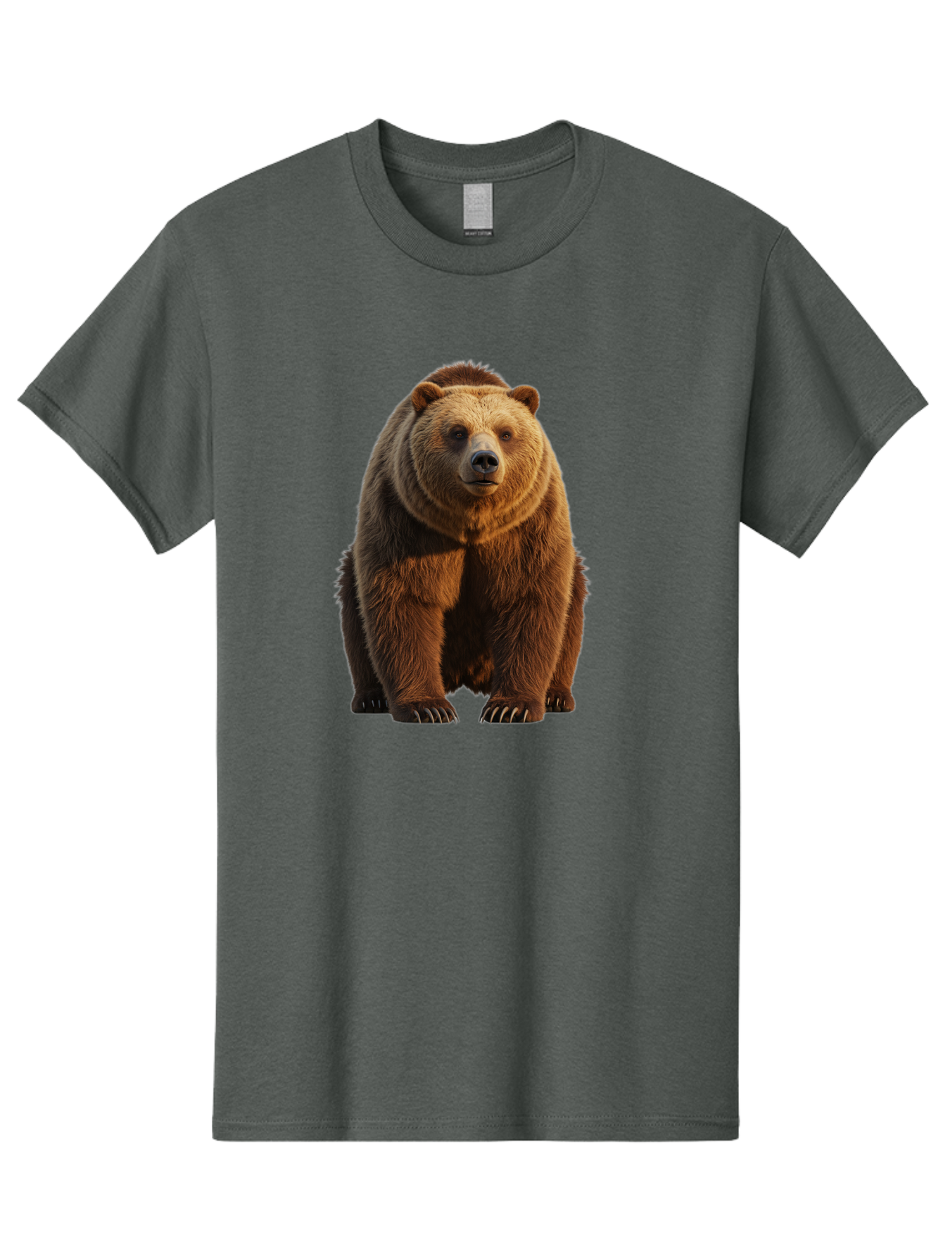 Brown-Bear-2 Men'S Graphic Tee, 100% Cotton, Comfortable Casual Summer Wear, Machine Washable, Vintage Camera, Old Camera, Antique Camera, Black Camera, Classic Photography, Photography Equipment, Nostalgic Device, Film Camera, Camera Art Bae909