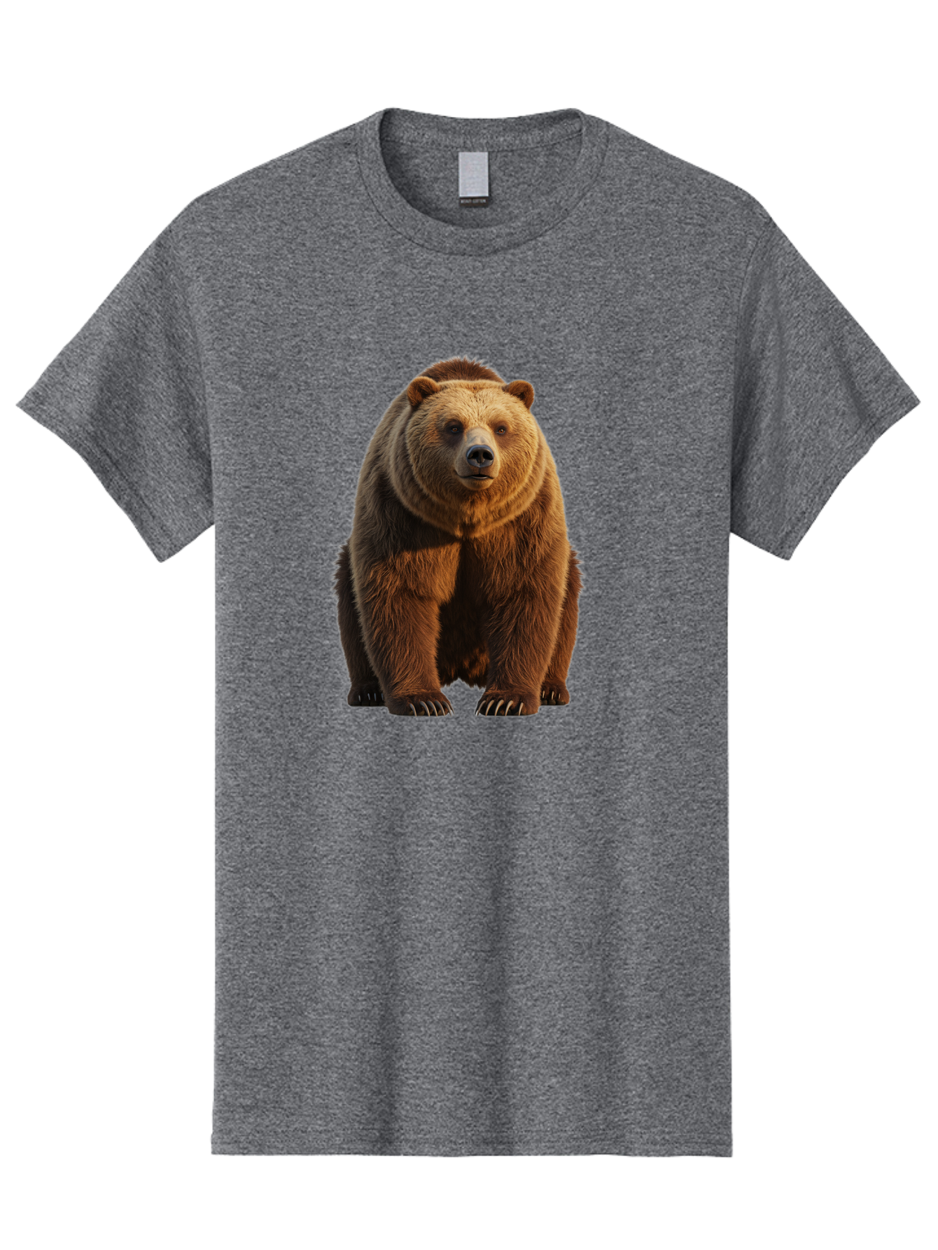 Brown-Bear-2 Men'S Graphic Tee, 100% Cotton, Comfortable Casual Summer Wear, Machine Washable, Vintage Camera, Old Camera, Antique Camera, Black Camera, Classic Photography, Photography Equipment, Nostalgic Device, Film Camera, Camera Art Bae909