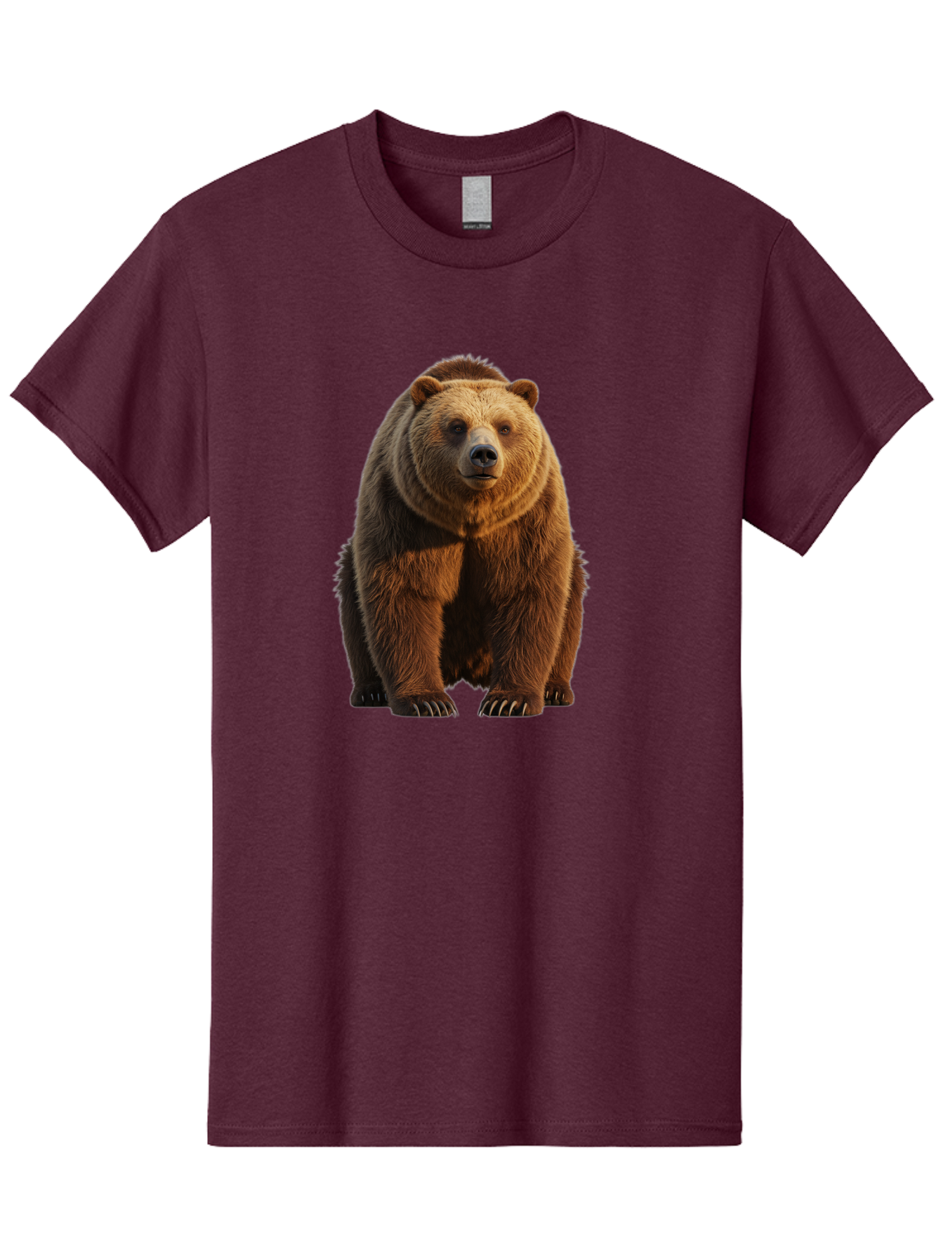 Brown-Bear-2 Men'S Graphic Tee, 100% Cotton, Comfortable Casual Summer Wear, Machine Washable, Vintage Camera, Old Camera, Antique Camera, Black Camera, Classic Photography, Photography Equipment, Nostalgic Device, Film Camera, Camera Art Bae909