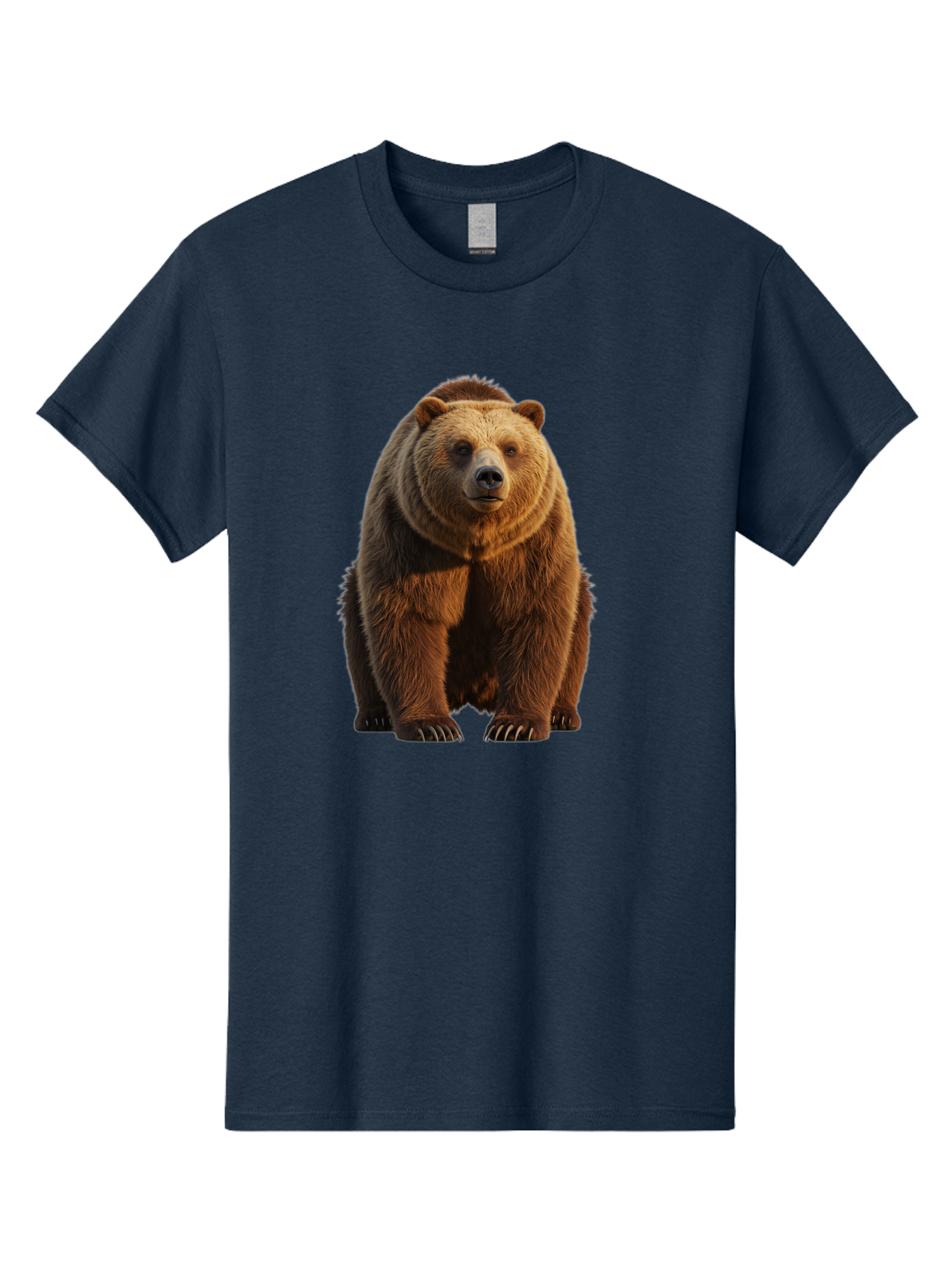 Brown-Bear-2 Men'S Graphic Tee, 100% Cotton, Comfortable Casual Summer Wear, Machine Washable, Vintage Camera, Old Camera, Antique Camera, Black Camera, Classic Photography, Photography Equipment, Nostalgic Device, Film Camera, Camera Art Bae909