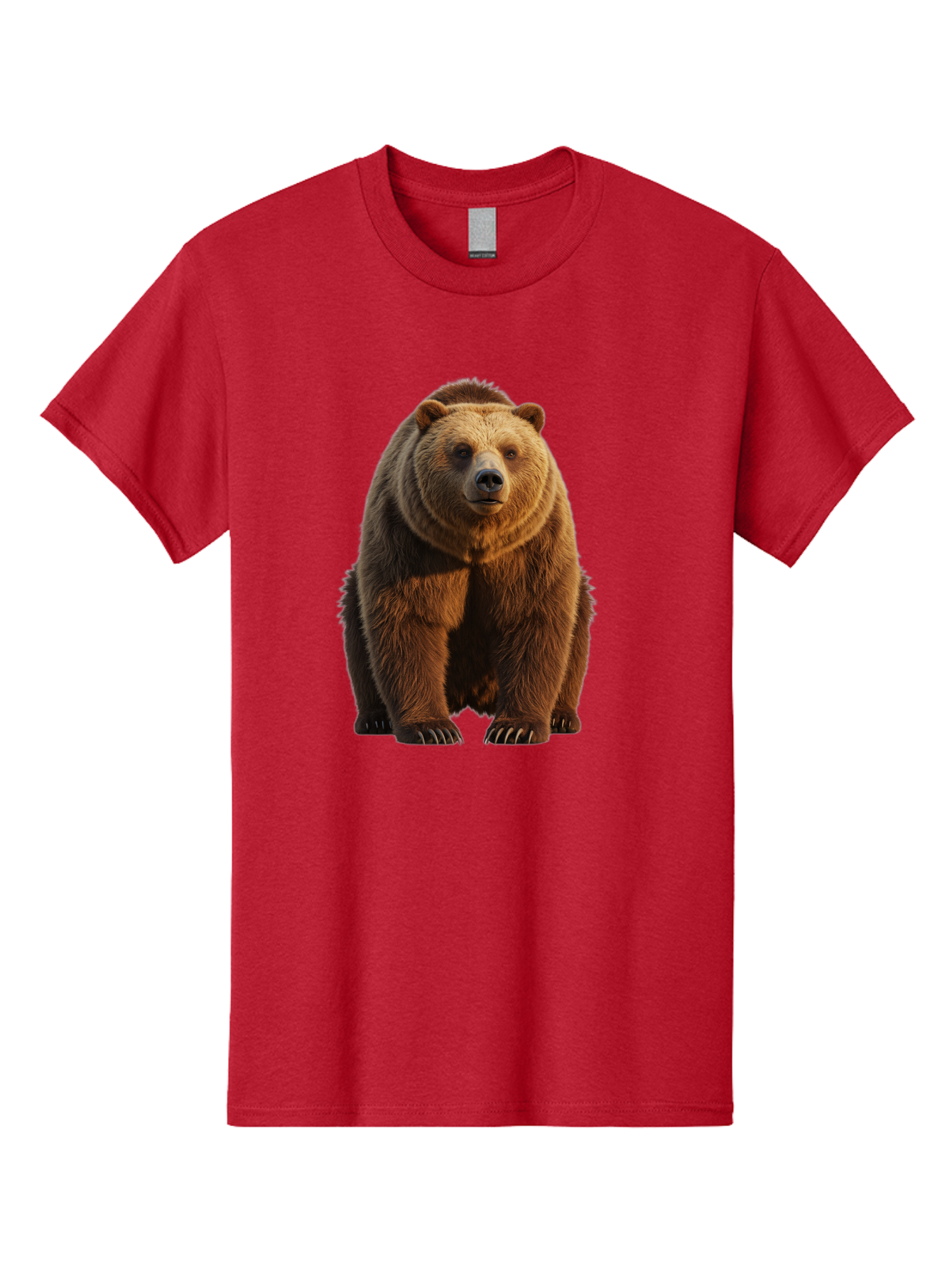 Brown-Bear-2 Men'S Graphic Tee, 100% Cotton, Comfortable Casual Summer Wear, Machine Washable, Vintage Camera, Old Camera, Antique Camera, Black Camera, Classic Photography, Photography Equipment, Nostalgic Device, Film Camera, Camera Art Bae909