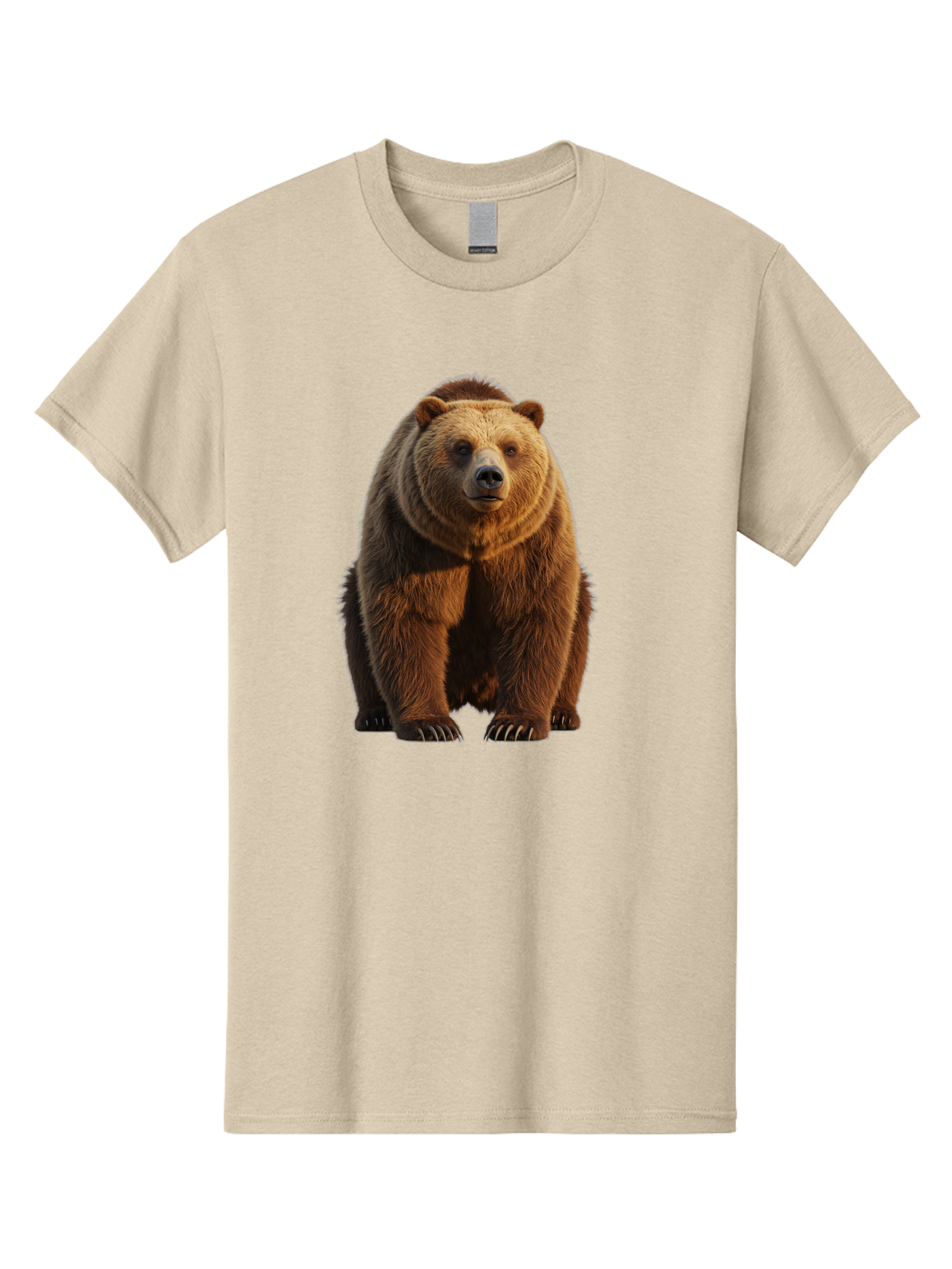 Brown-Bear-2 Men'S Graphic Tee, 100% Cotton, Comfortable Casual Summer Wear, Machine Washable, Vintage Camera, Old Camera, Antique Camera, Black Camera, Classic Photography, Photography Equipment, Nostalgic Device, Film Camera, Camera Art Bae909