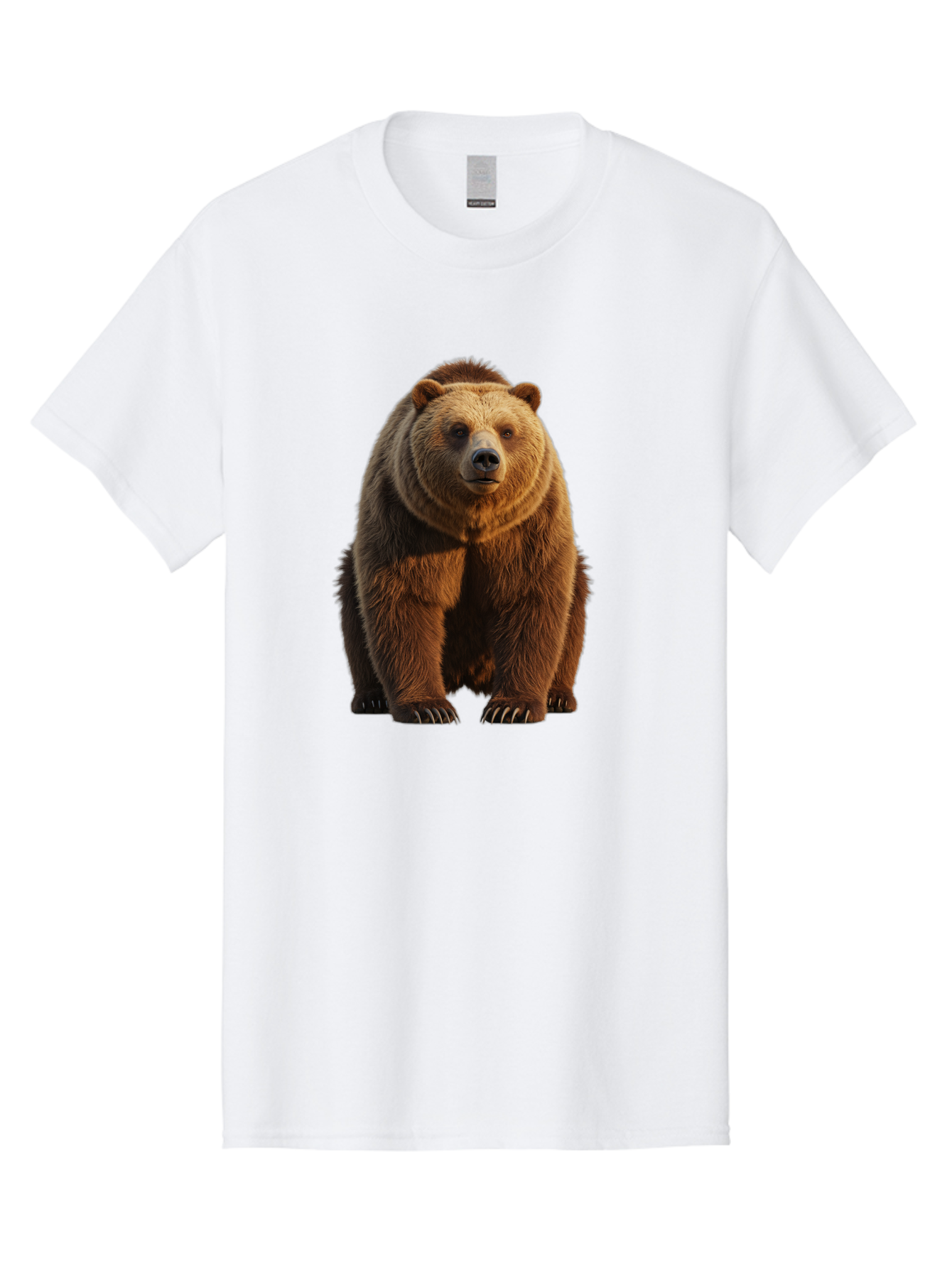Brown-Bear-2 Men'S Graphic Tee, 100% Cotton, Comfortable Casual Summer Wear, Machine Washable, Vintage Camera, Old Camera, Antique Camera, Black Camera, Classic Photography, Photography Equipment, Nostalgic Device, Film Camera, Camera Art Bae909