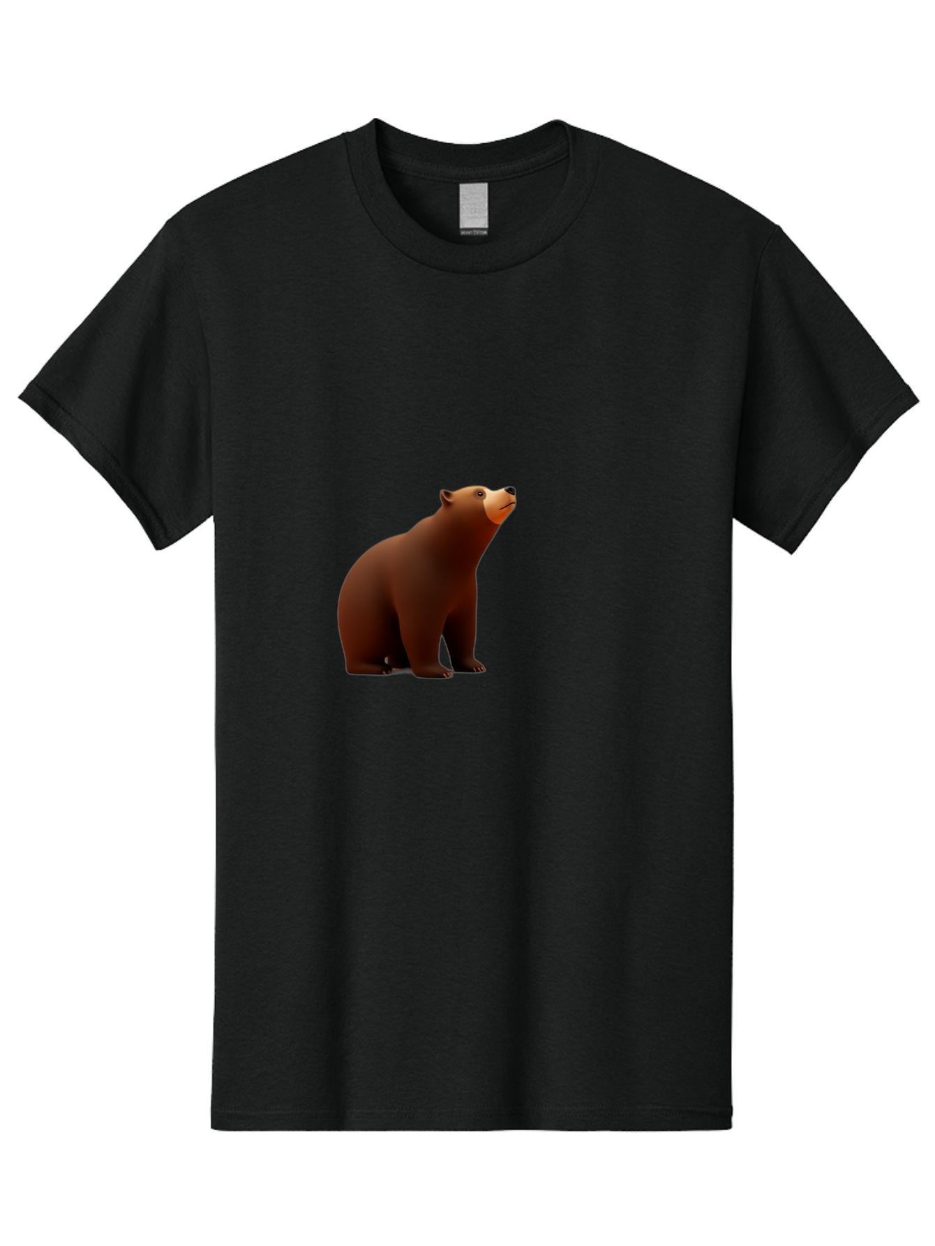Brown-Bear-3 Men'S Graphic Tee, 100% Cotton, Comfortable Casual Summer Wear, Machine Washable, Vintage Camera, Old Camera, Antique Camera, Black Camera, Classic Photography, Photography Equipment, Nostalgic Device, Film Camera, Camera Art Bae910