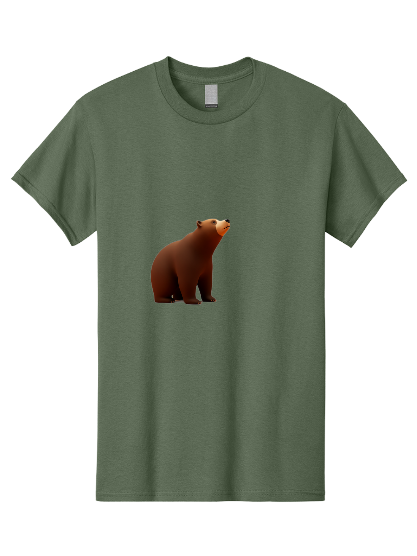 Brown-Bear-3 Men'S Graphic Tee, 100% Cotton, Comfortable Casual Summer Wear, Machine Washable, Vintage Camera, Old Camera, Antique Camera, Black Camera, Classic Photography, Photography Equipment, Nostalgic Device, Film Camera, Camera Art Bae910