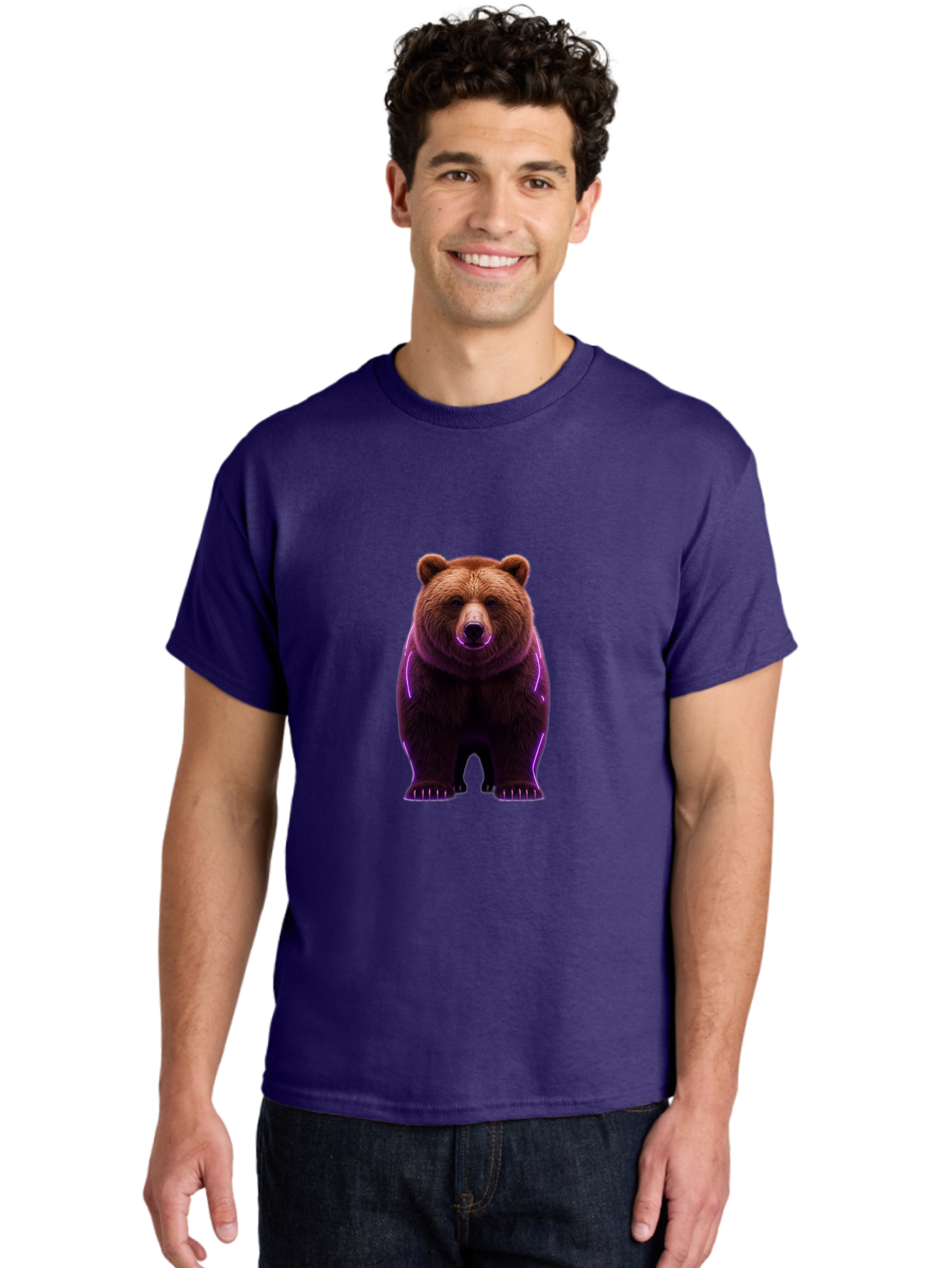 Brown-Bear-6 Men'S Graphic Tee, 100% Cotton, Comfortable Casual Summer Wear, Machine Washable, Vintage Camera, Old Camera, Antique Camera, Black Camera, Classic Photography, Photography Equipment, Nostalgic Device, Film Camera, Camera Art Bae913