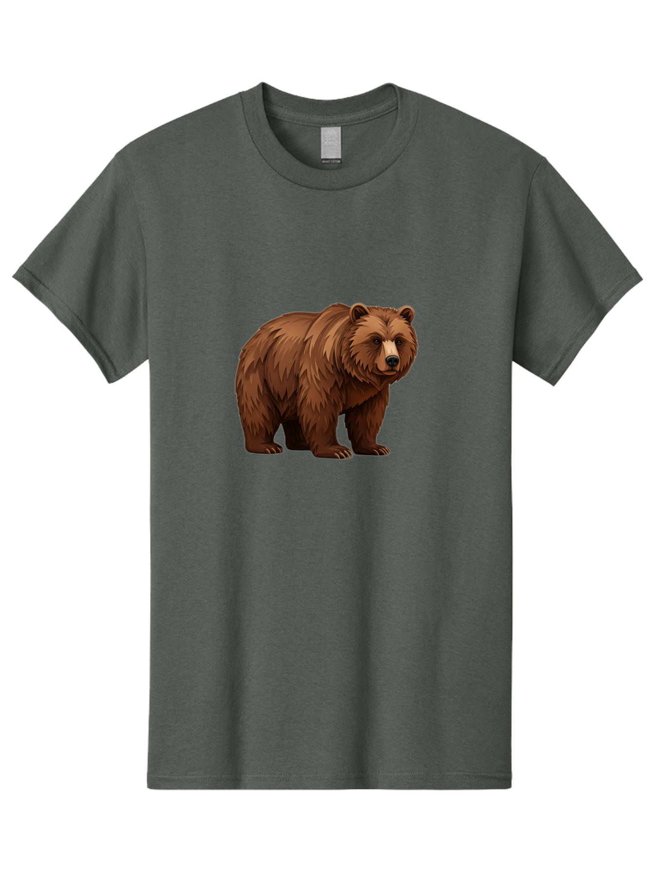 Brown-Bear-7 Men'S Graphic Tee, 100% Cotton, Comfortable Casual Summer Wear, Machine Washable, Vintage Camera, Old Camera, Antique Camera, Black Camera, Classic Photography, Photography Equipment, Nostalgic Device, Film Camera, Camera Art Bae914