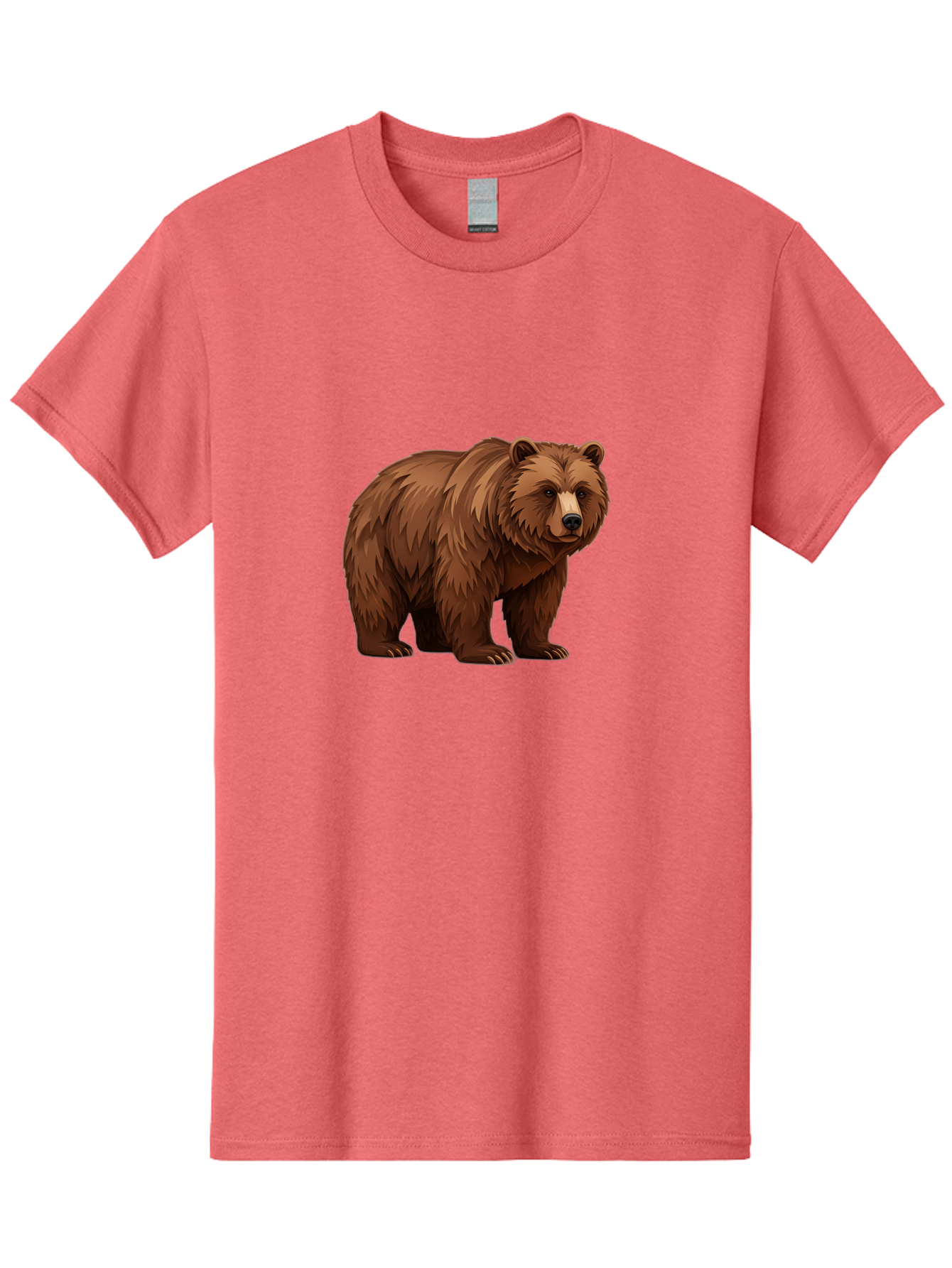 Brown-Bear-7 Men'S Graphic Tee, 100% Cotton, Comfortable Casual Summer Wear, Machine Washable, Vintage Camera, Old Camera, Antique Camera, Black Camera, Classic Photography, Photography Equipment, Nostalgic Device, Film Camera, Camera Art Bae914