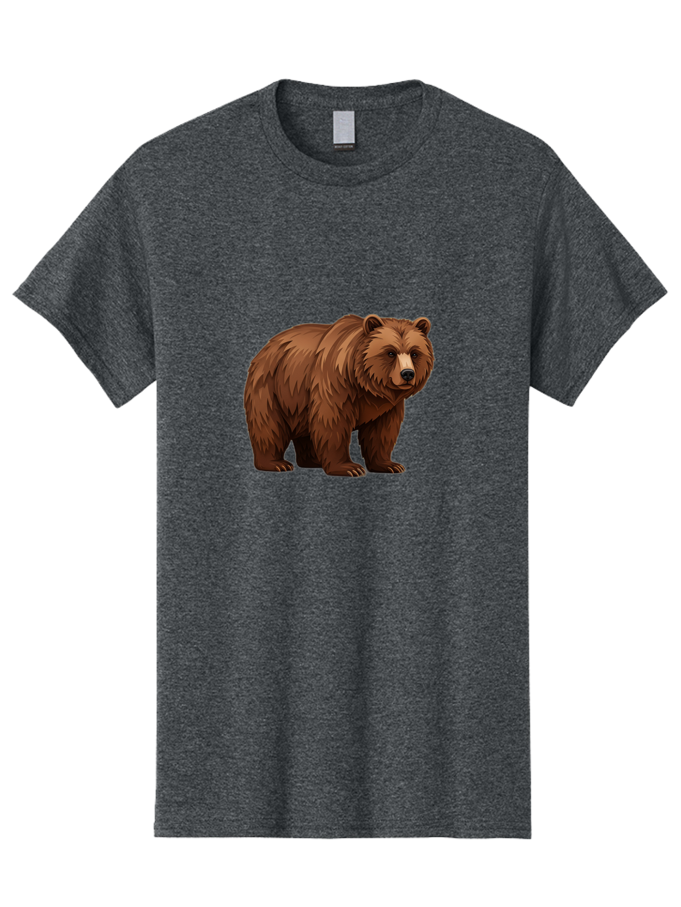 Brown-Bear-7 Men'S Graphic Tee, 100% Cotton, Comfortable Casual Summer Wear, Machine Washable, Vintage Camera, Old Camera, Antique Camera, Black Camera, Classic Photography, Photography Equipment, Nostalgic Device, Film Camera, Camera Art Bae914