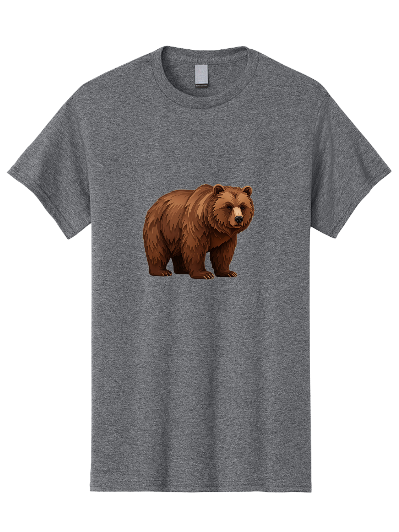 Brown-Bear-7 Men'S Graphic Tee, 100% Cotton, Comfortable Casual Summer Wear, Machine Washable, Vintage Camera, Old Camera, Antique Camera, Black Camera, Classic Photography, Photography Equipment, Nostalgic Device, Film Camera, Camera Art Bae914