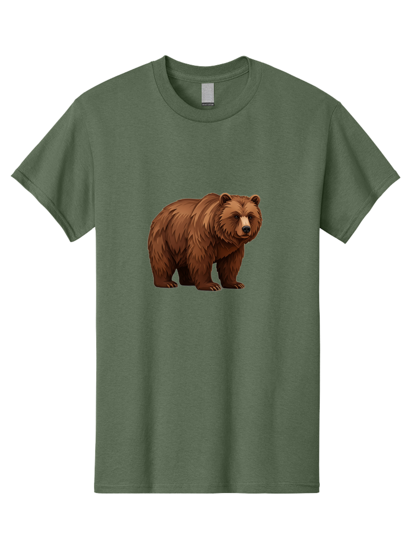 Brown-Bear-7 Men'S Graphic Tee, 100% Cotton, Comfortable Casual Summer Wear, Machine Washable, Vintage Camera, Old Camera, Antique Camera, Black Camera, Classic Photography, Photography Equipment, Nostalgic Device, Film Camera, Camera Art Bae914