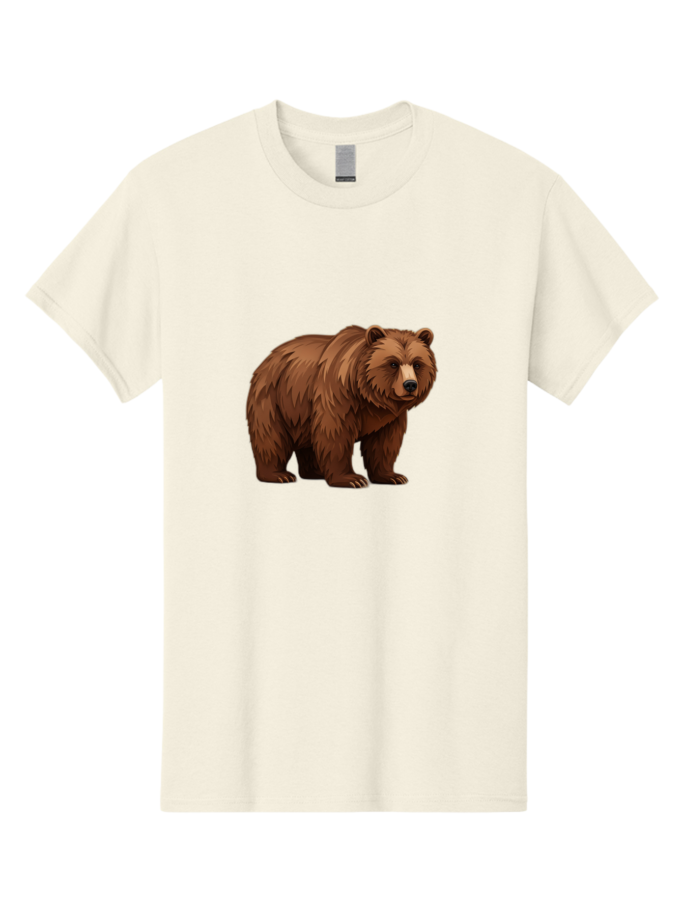 Brown-Bear-7 Men'S Graphic Tee, 100% Cotton, Comfortable Casual Summer Wear, Machine Washable, Vintage Camera, Old Camera, Antique Camera, Black Camera, Classic Photography, Photography Equipment, Nostalgic Device, Film Camera, Camera Art Bae914