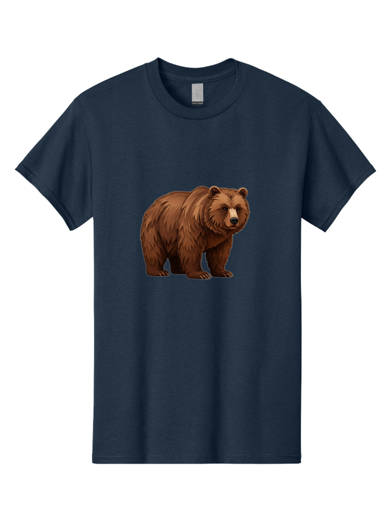 Brown-Bear-7 Men'S Graphic Tee, 100% Cotton, Comfortable Casual Summer Wear, Machine Washable, Vintage Camera, Old Camera, Antique Camera, Black Camera, Classic Photography, Photography Equipment, Nostalgic Device, Film Camera, Camera Art Bae914