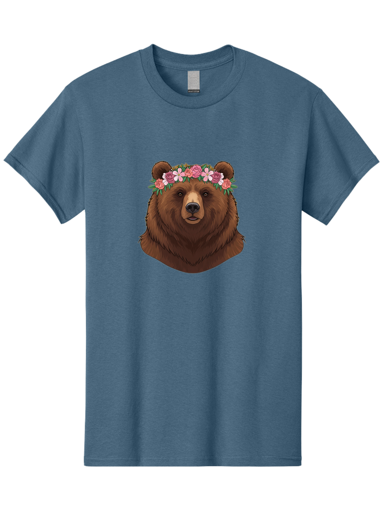 Brown-Bear-Crowned-With-Flowers Men'S Graphic Tee, 100% Cotton, Comfortable Casual Summer Wear, Machine Washable, Vintage Camera, Old Camera, Antique Camera, Black Camera, Classic Photography, Photography Equipment, Nostalgic Device, Bae916