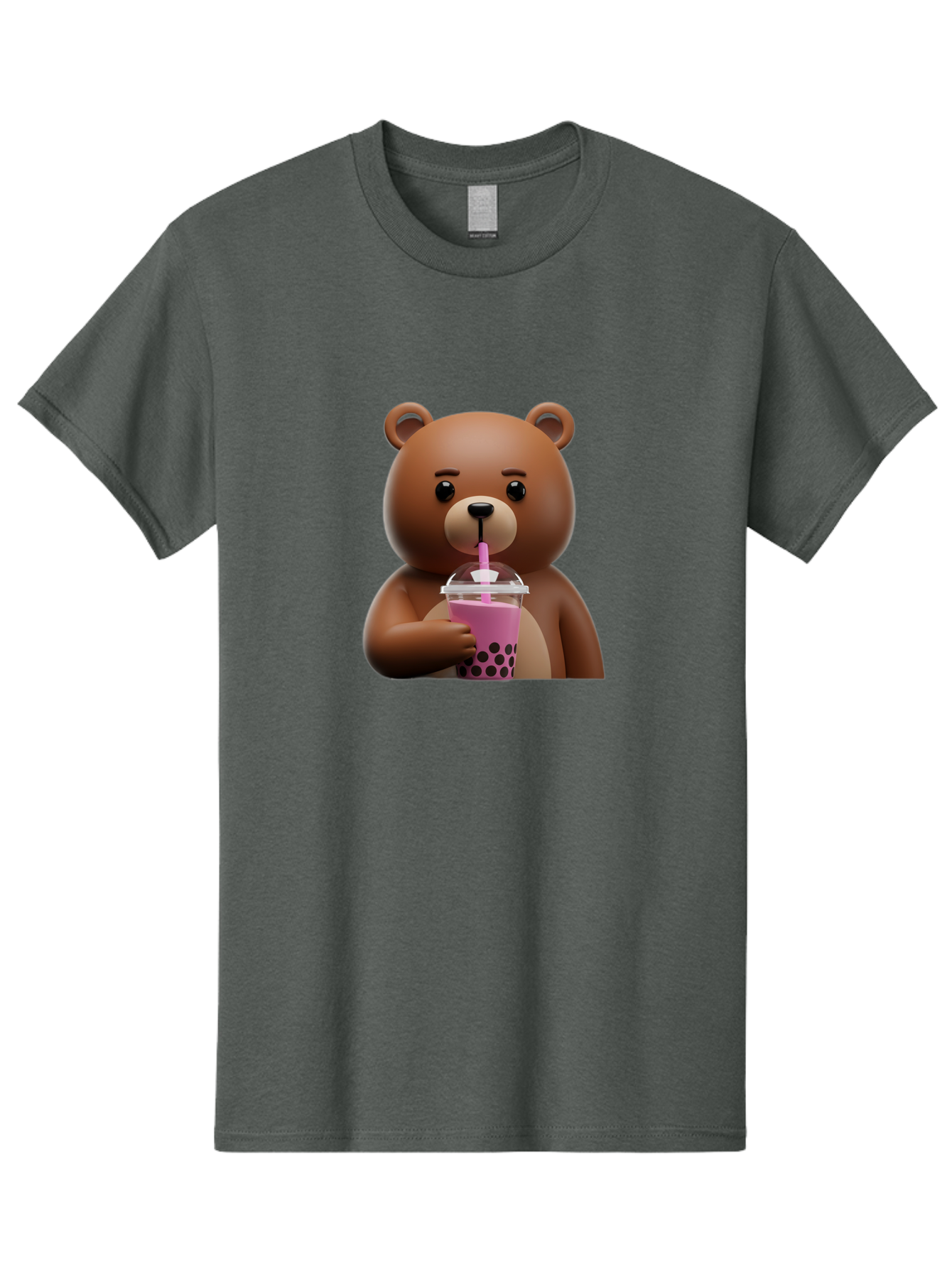 Brown-Bear-Drinking-Boba-Tea Men'S Graphic Tee, 100% Cotton, Comfortable Casual Summer Wear, Machine Washable, Vintage Camera, Old Camera, Antique Camera, Black Camera, Classic Photography, Photography Equipment, Nostalgic Device, Film Camera, Bae917