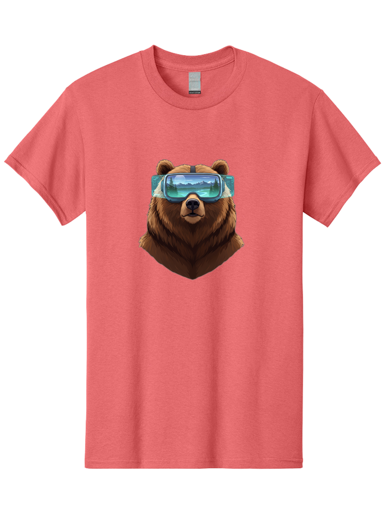 Brown-Bear-Goggles Men'S Graphic Tee, 100% Cotton, Comfortable Casual Summer Wear, Machine Washable, Vintage Camera, Old Camera, Antique Camera, Black Camera, Classic Photography, Photography Equipment, Nostalgic Device, Film Camera, Bae920