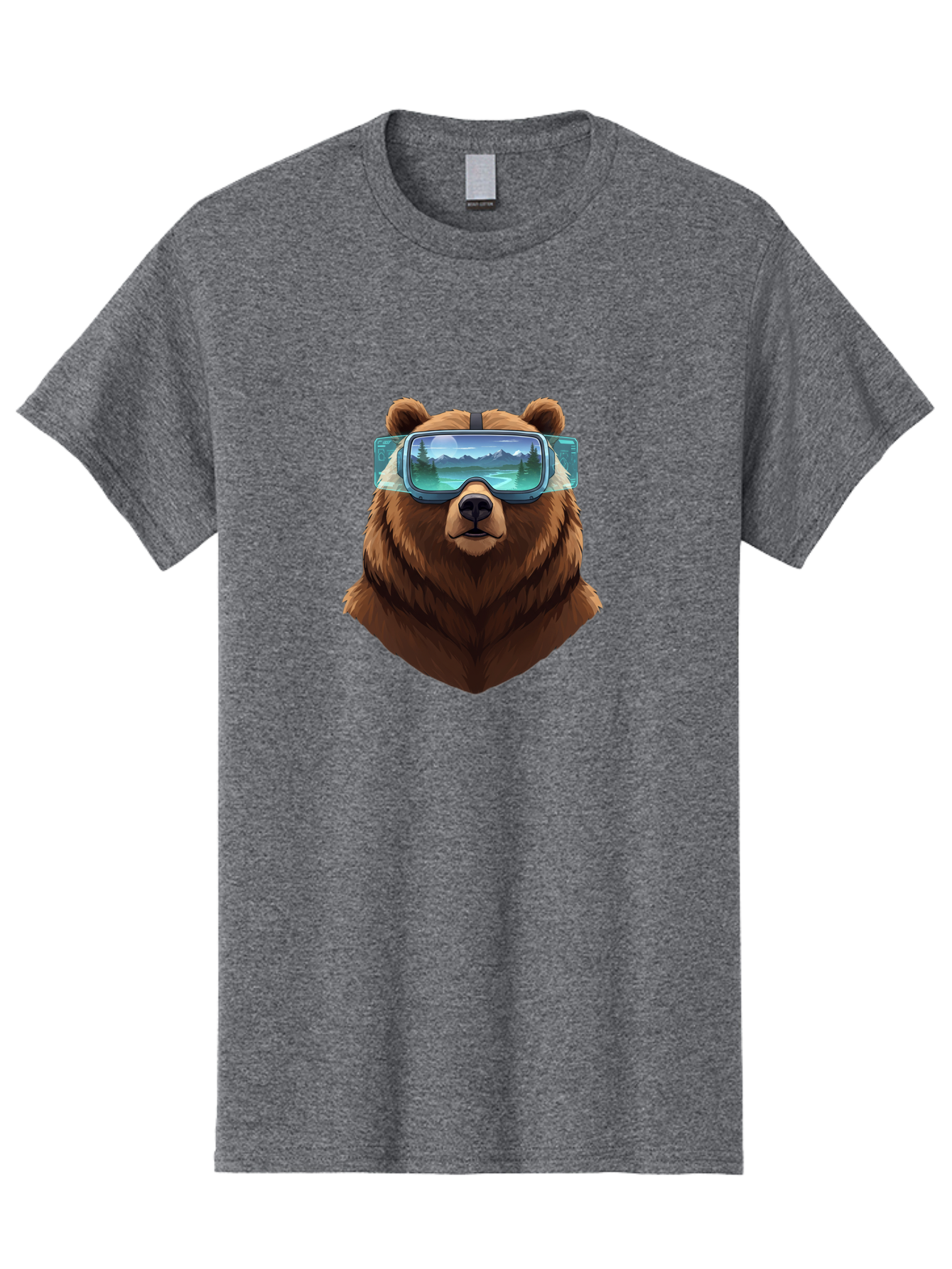 Brown-Bear-Goggles Men'S Graphic Tee, 100% Cotton, Comfortable Casual Summer Wear, Machine Washable, Vintage Camera, Old Camera, Antique Camera, Black Camera, Classic Photography, Photography Equipment, Nostalgic Device, Film Camera, Bae920