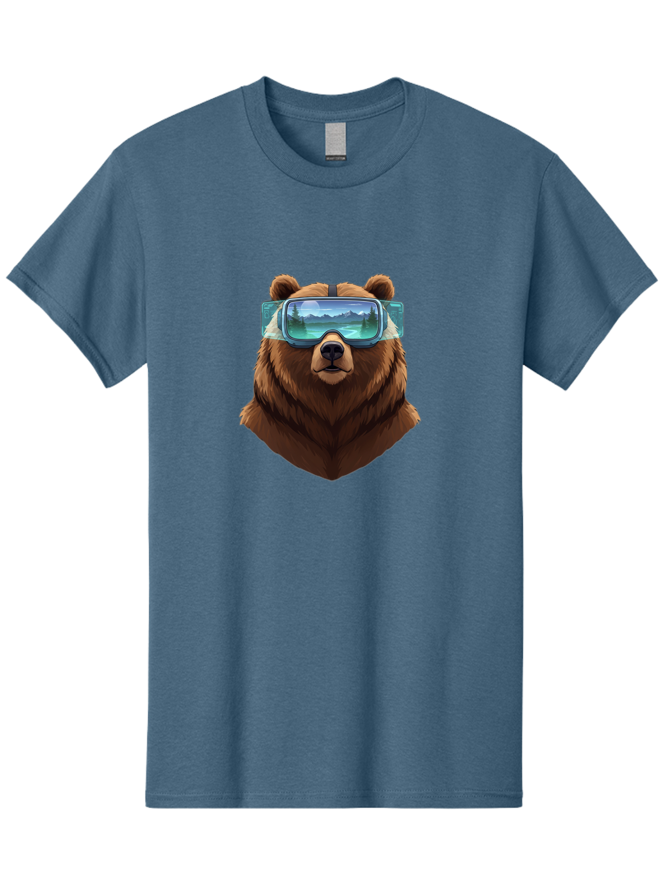 Brown-Bear-Goggles Men'S Graphic Tee, 100% Cotton, Comfortable Casual Summer Wear, Machine Washable, Vintage Camera, Old Camera, Antique Camera, Black Camera, Classic Photography, Photography Equipment, Nostalgic Device, Film Camera, Bae920