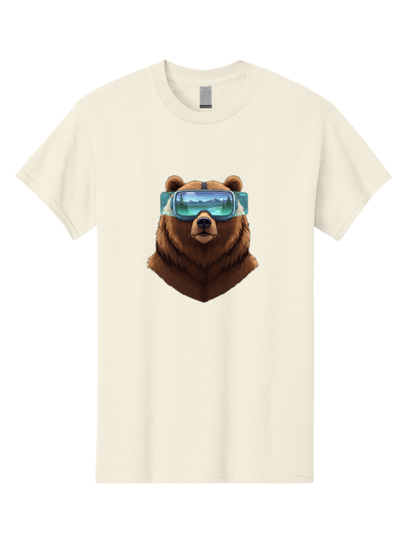 Brown-Bear-Goggles Men'S Graphic Tee, 100% Cotton, Comfortable Casual Summer Wear, Machine Washable, Vintage Camera, Old Camera, Antique Camera, Black Camera, Classic Photography, Photography Equipment, Nostalgic Device, Film Camera, Bae920