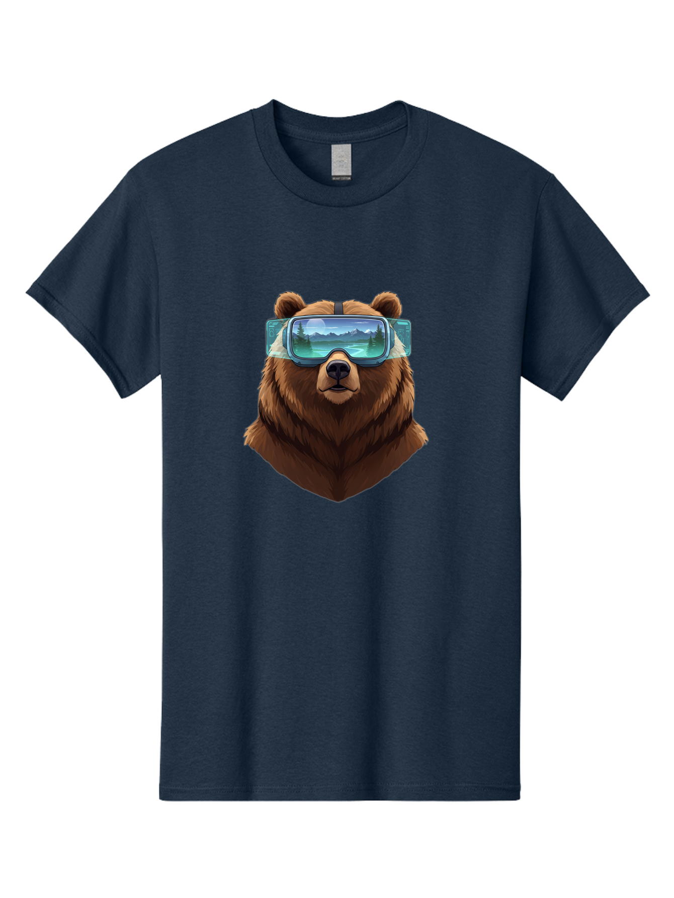 Brown-Bear-Goggles Men'S Graphic Tee, 100% Cotton, Comfortable Casual Summer Wear, Machine Washable, Vintage Camera, Old Camera, Antique Camera, Black Camera, Classic Photography, Photography Equipment, Nostalgic Device, Film Camera, Bae920