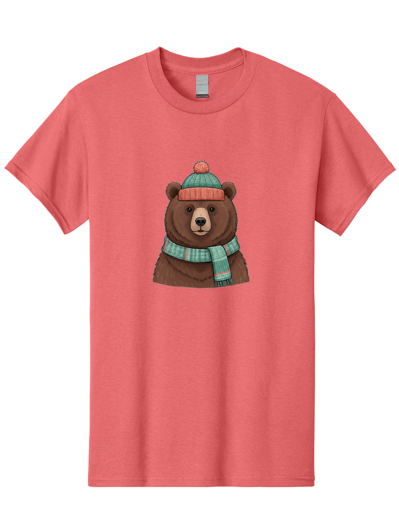 Brown-Bear-In-Winter-Hat Men'S Graphic Tee, 100% Cotton, Comfortable Casual Summer Wear, Machine Washable, Vintage Camera, Old Camera, Antique Camera, Black Camera, Classic Photography, Photography Equipment, Nostalgic Device, Film Camera, Bae922