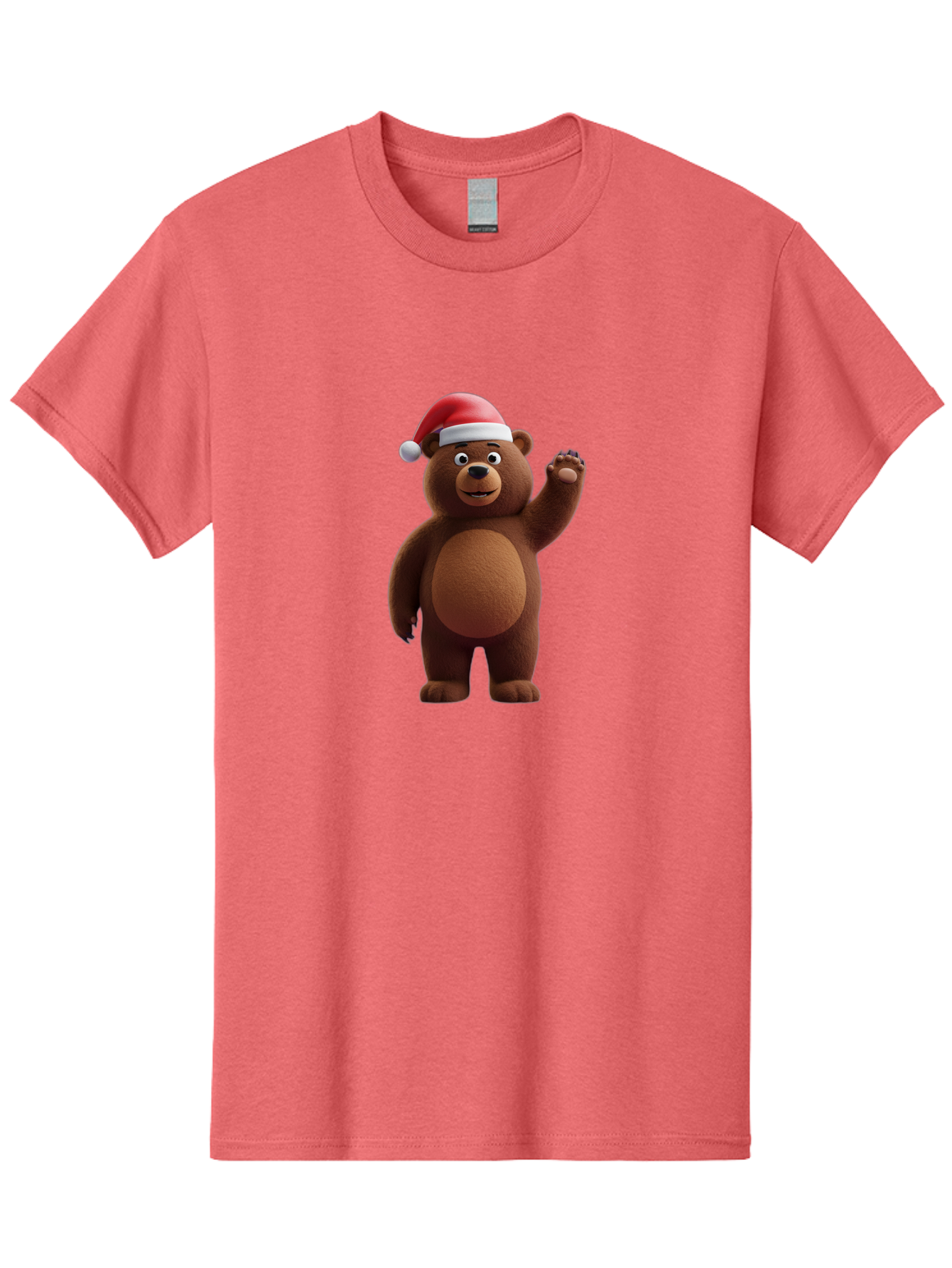 Brown-Bear-Santa-Hat-1 Men'S Graphic Tee, 100% Cotton, Comfortable Casual Summer Wear, Machine Washable, Vintage Camera, Old Camera, Antique Camera, Black Camera, Classic Photography, Photography Equipment, Nostalgic Device, Film Camera, Bae924