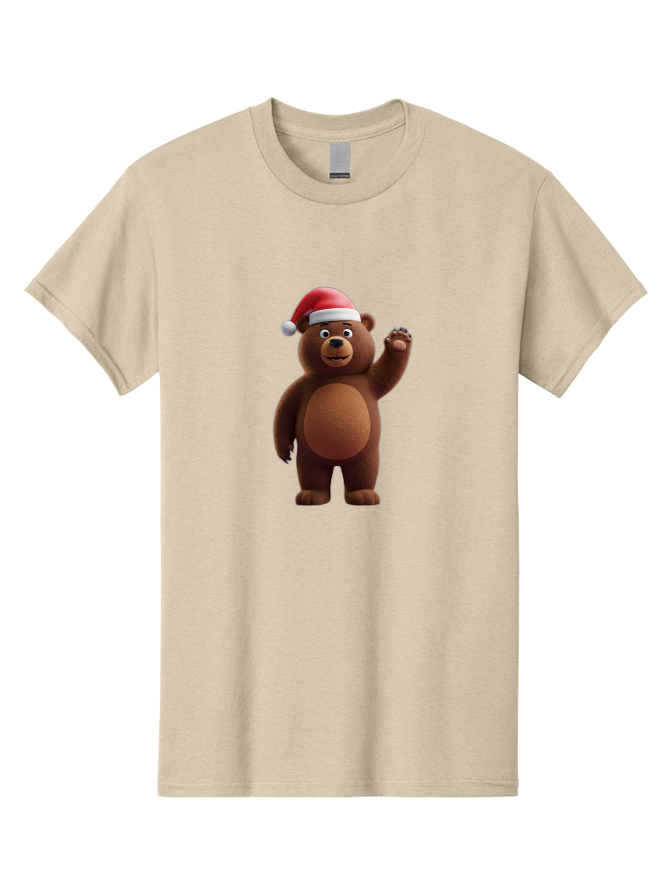 Brown-Bear-Santa-Hat-1 Men'S Graphic Tee, 100% Cotton, Comfortable Casual Summer Wear, Machine Washable, Vintage Camera, Old Camera, Antique Camera, Black Camera, Classic Photography, Photography Equipment, Nostalgic Device, Film Camera, Bae924