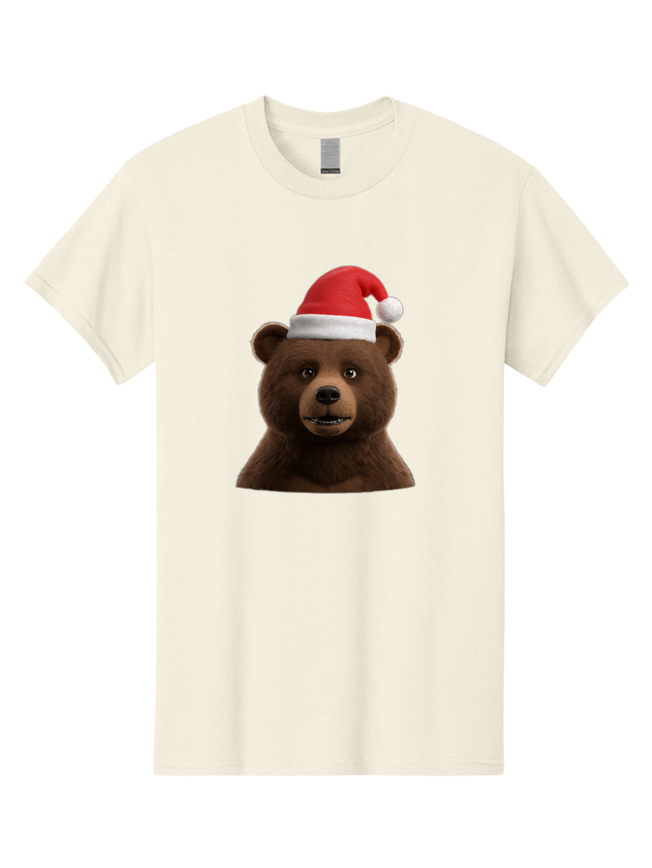 Brown-Bear-Santa-Hat Men'S Graphic Tee, 100% Cotton, Comfortable Casual Summer Wear, Machine Washable, Vintage Camera, Old Camera, Antique Camera, Black Camera, Classic Photography, Photography Equipment, Nostalgic Device, Film Camera, Bae925