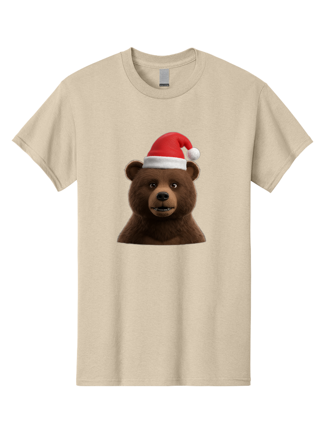 Brown-Bear-Santa-Hat Men'S Graphic Tee, 100% Cotton, Comfortable Casual Summer Wear, Machine Washable, Vintage Camera, Old Camera, Antique Camera, Black Camera, Classic Photography, Photography Equipment, Nostalgic Device, Film Camera, Bae925
