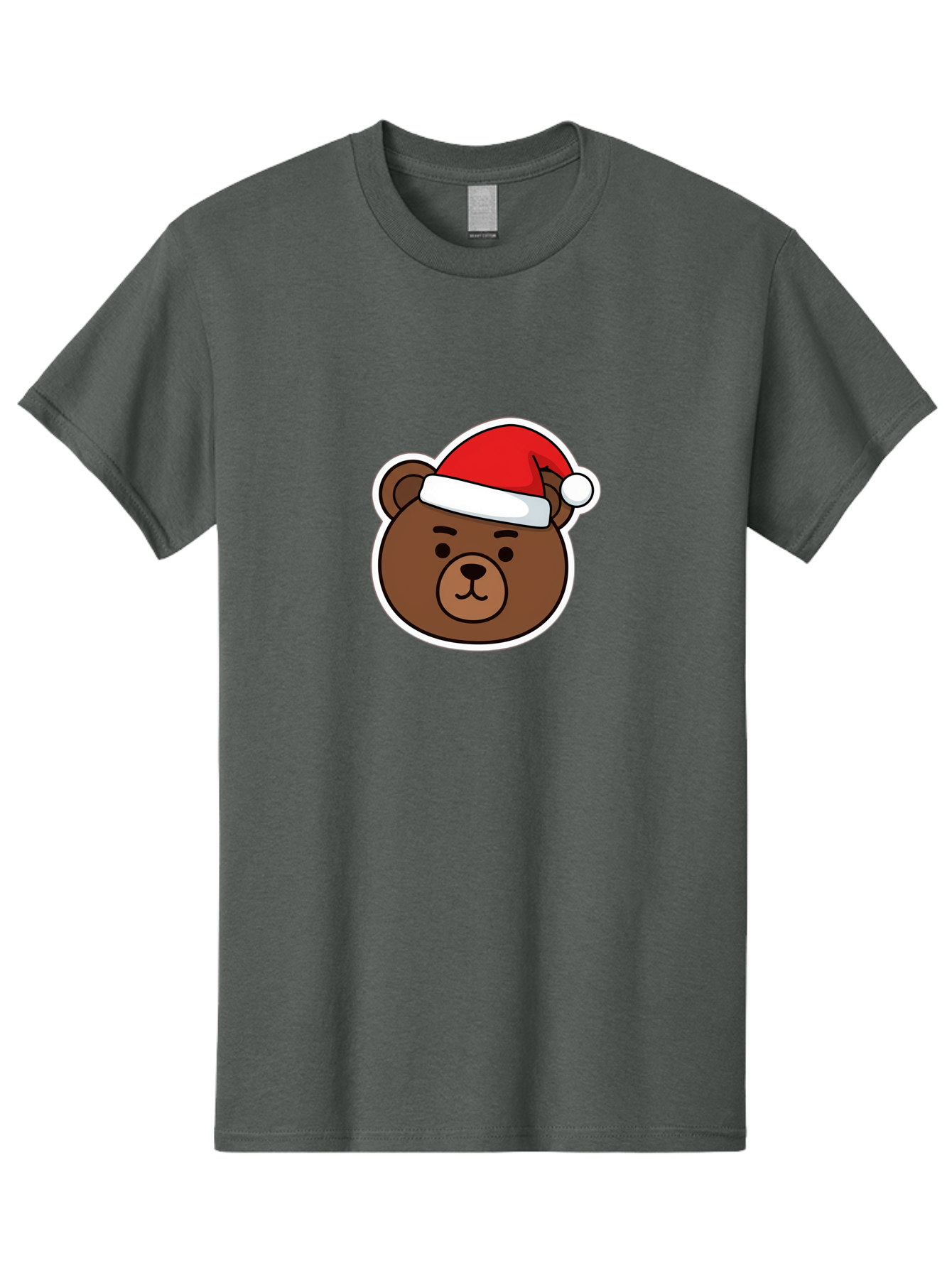Brown-Bear-Wearing-Christmas-Hat Men'S Graphic Tee, 100% Cotton, Comfortable Casual Summer Wear, Machine Washable, Vintage Camera, Old Camera, Antique Camera, Black Camera, Classic Photography, Photography Equipment, Nostalgic Device, Bae926