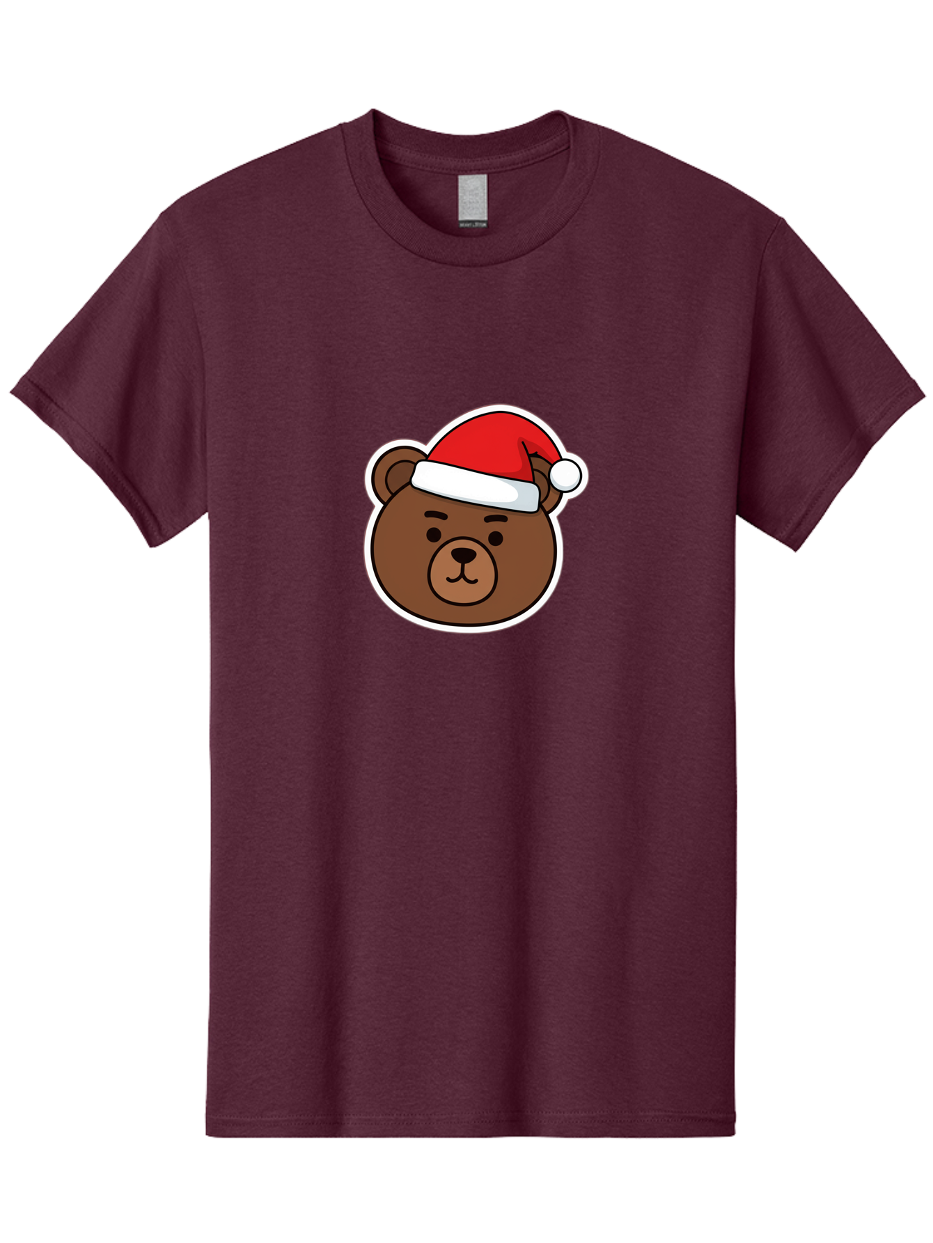 Brown-Bear-Wearing-Christmas-Hat Men'S Graphic Tee, 100% Cotton, Comfortable Casual Summer Wear, Machine Washable, Vintage Camera, Old Camera, Antique Camera, Black Camera, Classic Photography, Photography Equipment, Nostalgic Device, Bae926