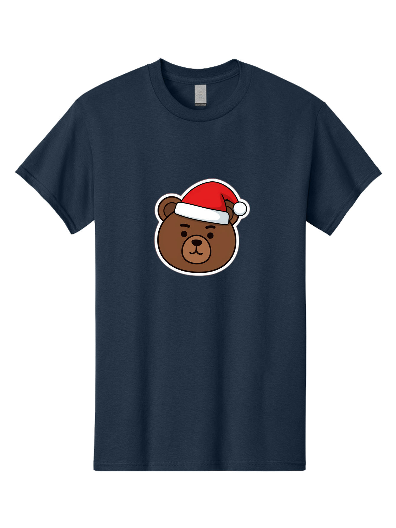 Brown-Bear-Wearing-Christmas-Hat Men'S Graphic Tee, 100% Cotton, Comfortable Casual Summer Wear, Machine Washable, Vintage Camera, Old Camera, Antique Camera, Black Camera, Classic Photography, Photography Equipment, Nostalgic Device, Bae926