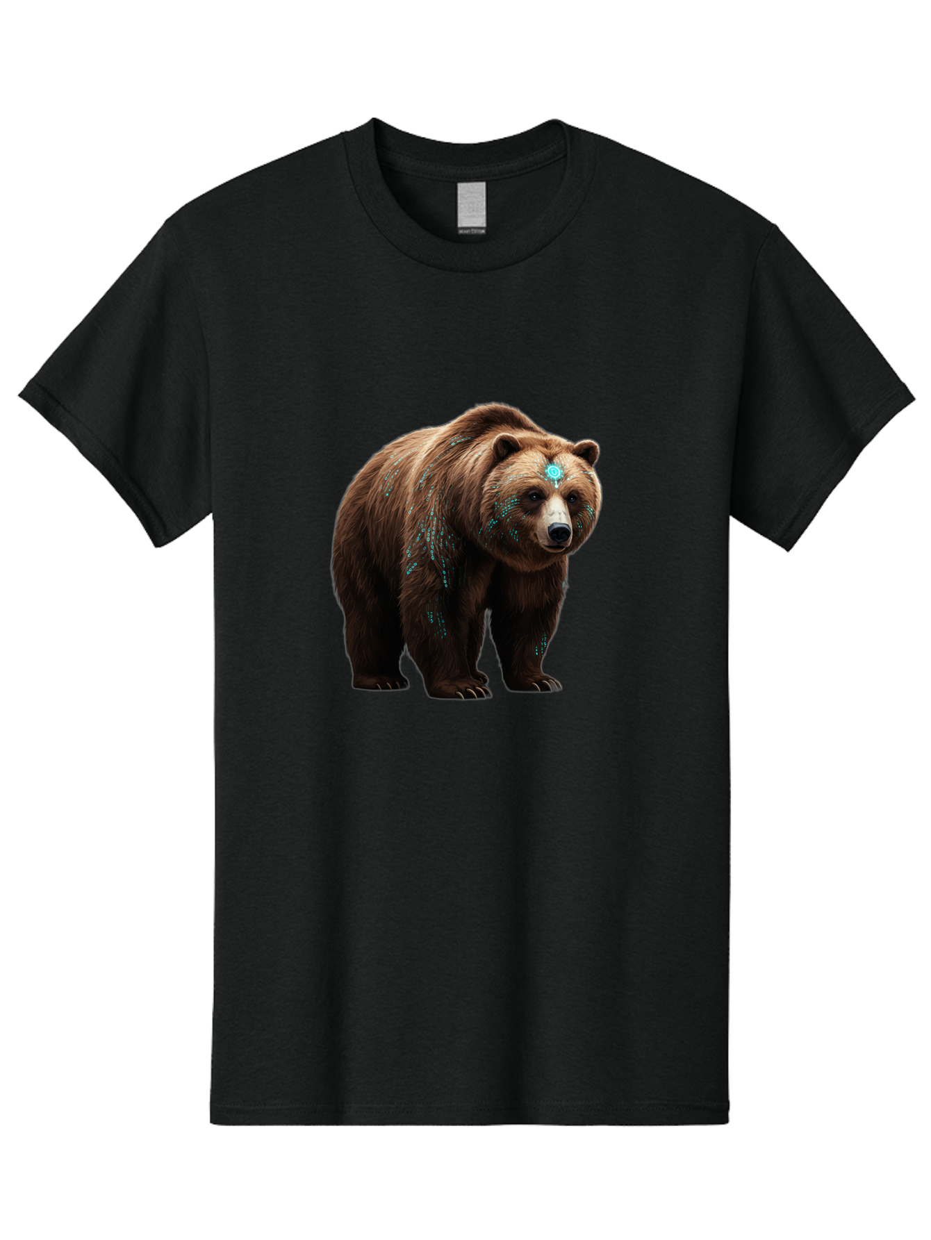 Brown-Bear-With-Blue-Markings Men'S Graphic Tee, 100% Cotton, Comfortable Casual Summer Wear, Machine Washable, Vintage Camera, Old Camera, Antique Camera, Black Camera, Classic Photography, Photography Equipment, Nostalgic Device, Bae927