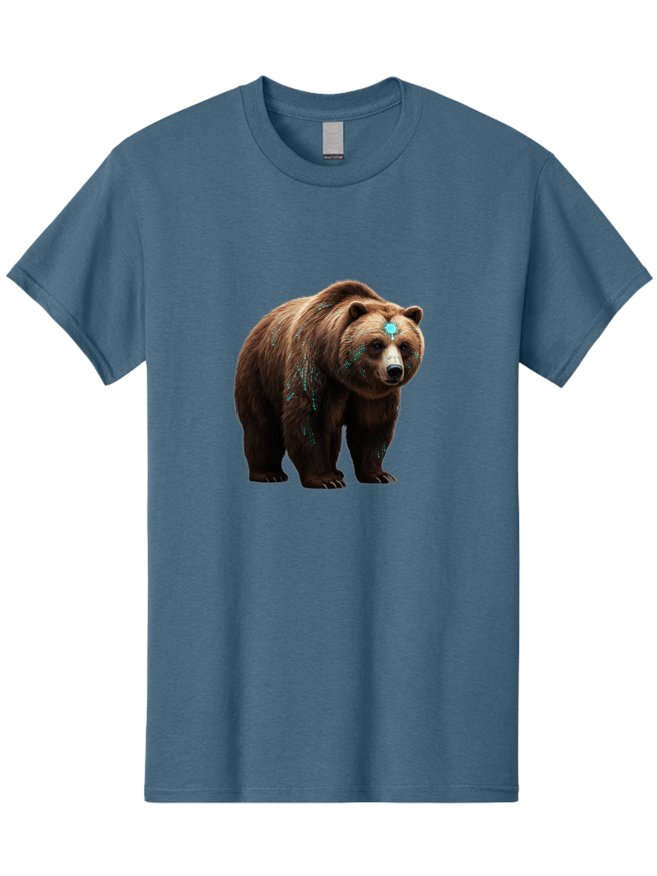 Brown-Bear-With-Blue-Markings Men'S Graphic Tee, 100% Cotton, Comfortable Casual Summer Wear, Machine Washable, Vintage Camera, Old Camera, Antique Camera, Black Camera, Classic Photography, Photography Equipment, Nostalgic Device, Bae927