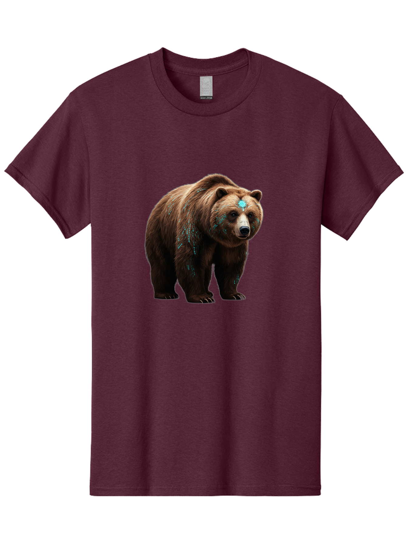 Brown-Bear-With-Blue-Markings Men'S Graphic Tee, 100% Cotton, Comfortable Casual Summer Wear, Machine Washable, Vintage Camera, Old Camera, Antique Camera, Black Camera, Classic Photography, Photography Equipment, Nostalgic Device, Bae927