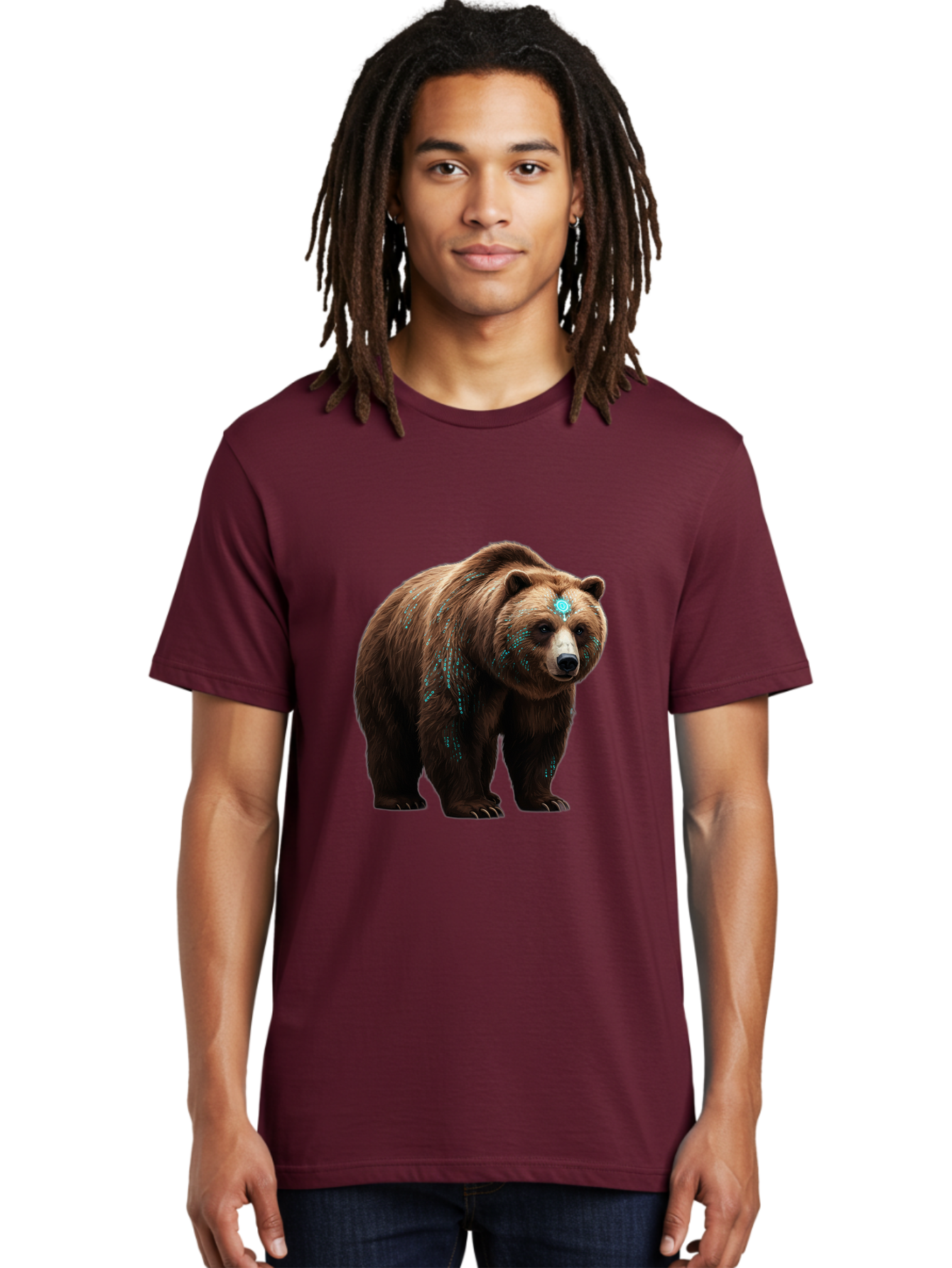 Brown-Bear-With-Blue-Markings Men'S Graphic Tee, 100% Cotton, Comfortable Casual Summer Wear, Machine Washable, Vintage Camera, Old Camera, Antique Camera, Black Camera, Classic Photography, Photography Equipment, Nostalgic Device, Bae927