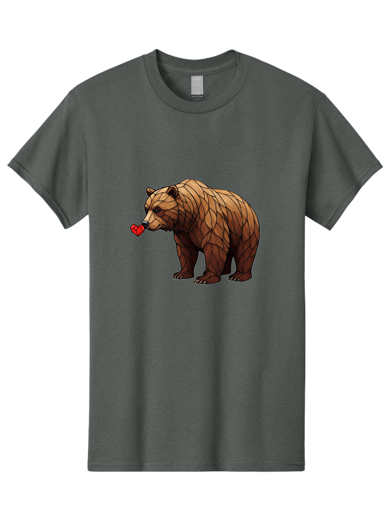 Brown-Bear-With-Heart Men'S Graphic Tee, 100% Cotton, Comfortable Casual Summer Wear, Machine Washable, Vintage Camera, Old Camera, Antique Camera, Black Camera, Classic Photography, Photography Equipment, Nostalgic Device, Film Camera, Bae929