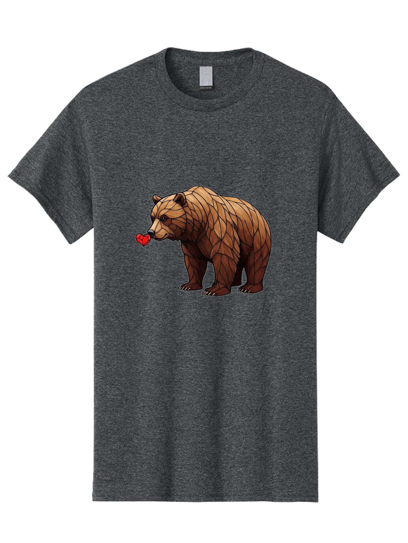 Brown-Bear-With-Heart Men'S Graphic Tee, 100% Cotton, Comfortable Casual Summer Wear, Machine Washable, Vintage Camera, Old Camera, Antique Camera, Black Camera, Classic Photography, Photography Equipment, Nostalgic Device, Film Camera, Bae929