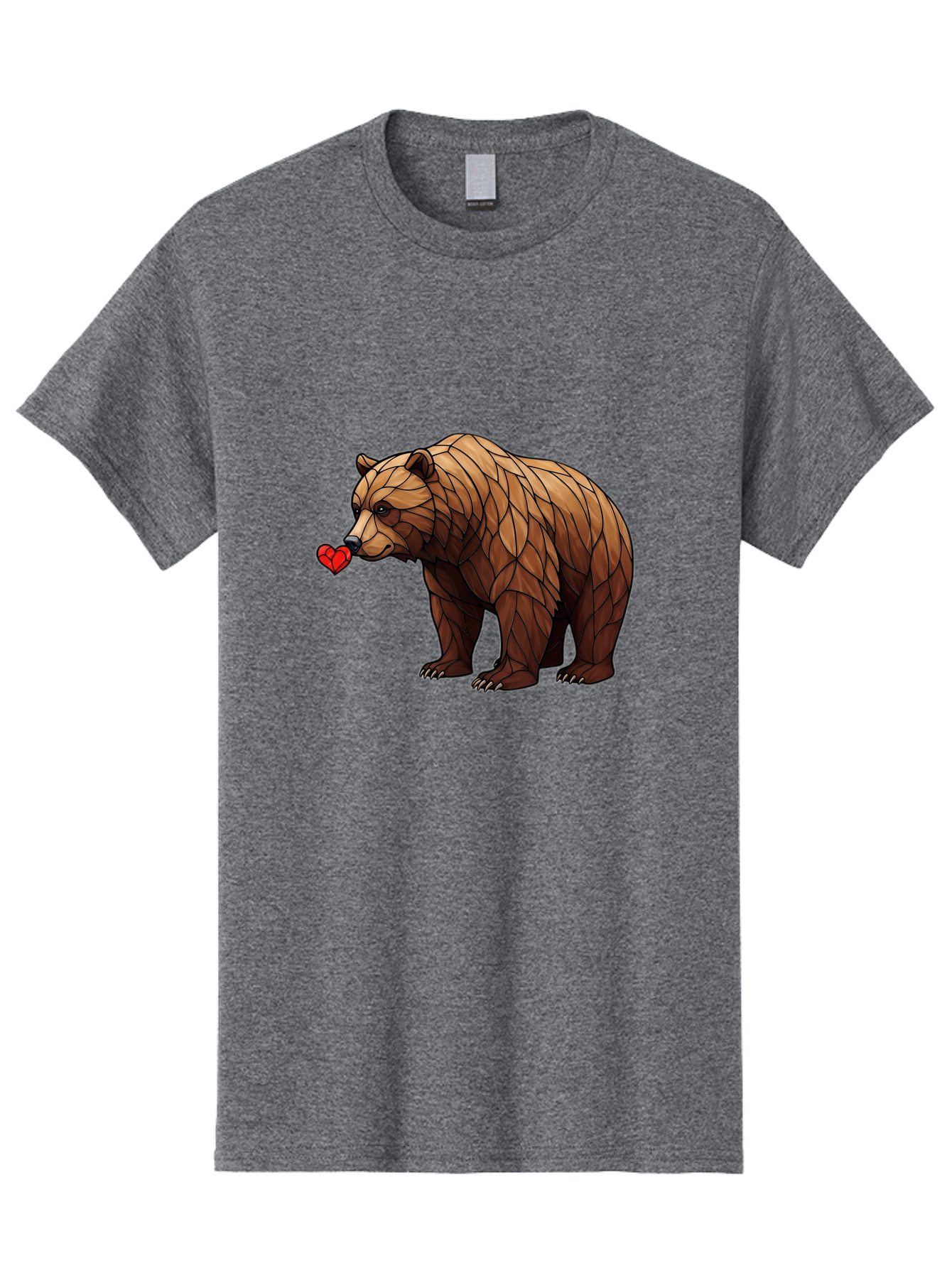 Brown-Bear-With-Heart Men'S Graphic Tee, 100% Cotton, Comfortable Casual Summer Wear, Machine Washable, Vintage Camera, Old Camera, Antique Camera, Black Camera, Classic Photography, Photography Equipment, Nostalgic Device, Film Camera, Bae929