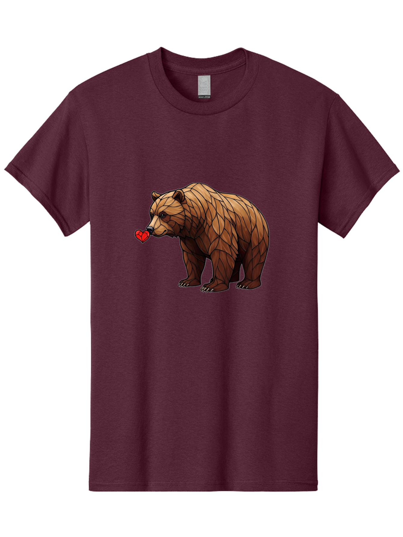 Brown-Bear-With-Heart Men'S Graphic Tee, 100% Cotton, Comfortable Casual Summer Wear, Machine Washable, Vintage Camera, Old Camera, Antique Camera, Black Camera, Classic Photography, Photography Equipment, Nostalgic Device, Film Camera, Bae929
