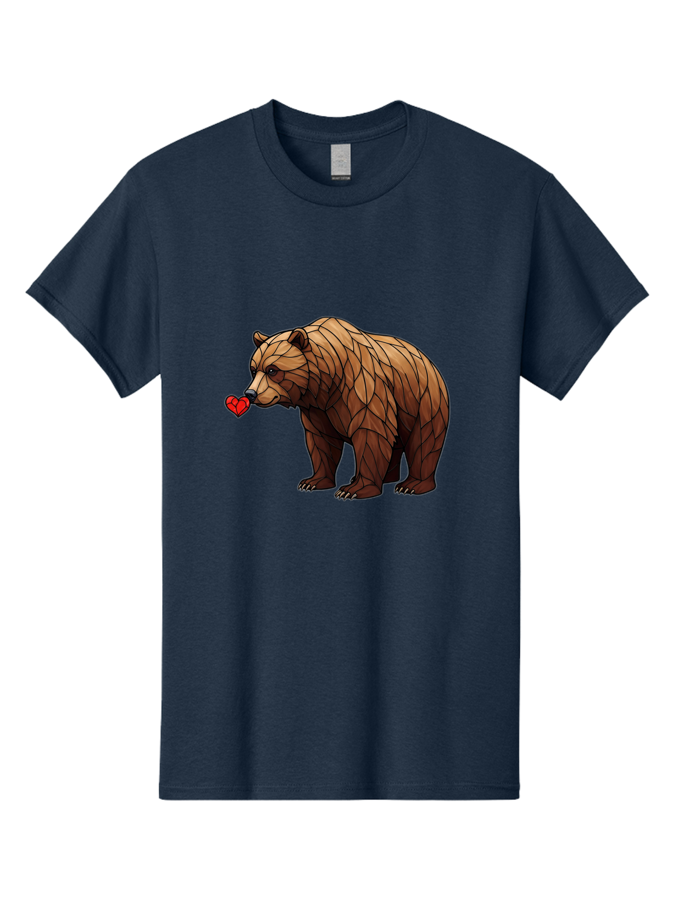 Brown-Bear-With-Heart Men'S Graphic Tee, 100% Cotton, Comfortable Casual Summer Wear, Machine Washable, Vintage Camera, Old Camera, Antique Camera, Black Camera, Classic Photography, Photography Equipment, Nostalgic Device, Film Camera, Bae929