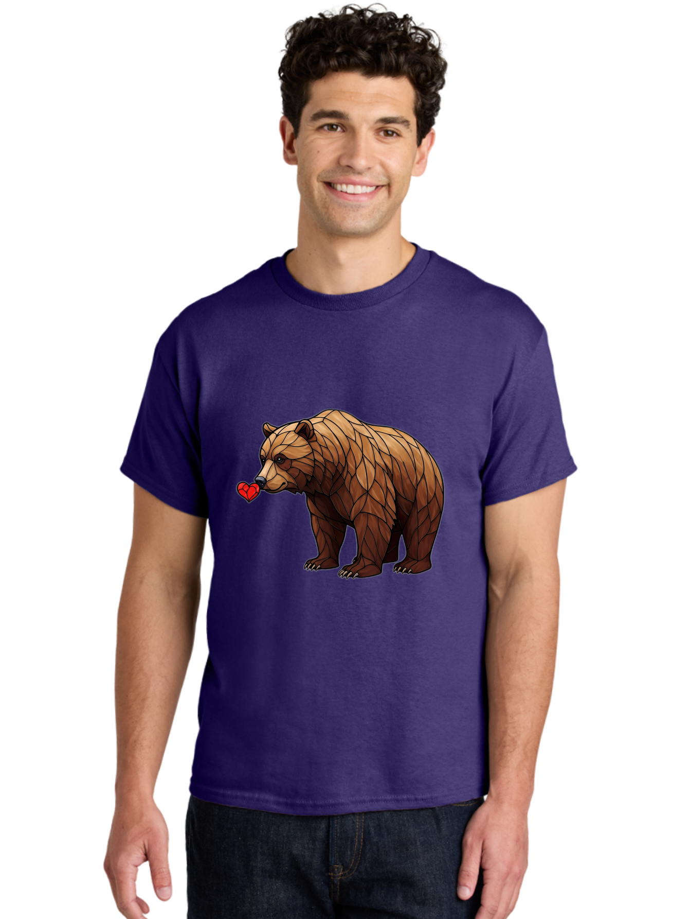 Brown-Bear-With-Heart Men'S Graphic Tee, 100% Cotton, Comfortable Casual Summer Wear, Machine Washable, Vintage Camera, Old Camera, Antique Camera, Black Camera, Classic Photography, Photography Equipment, Nostalgic Device, Film Camera, Bae929