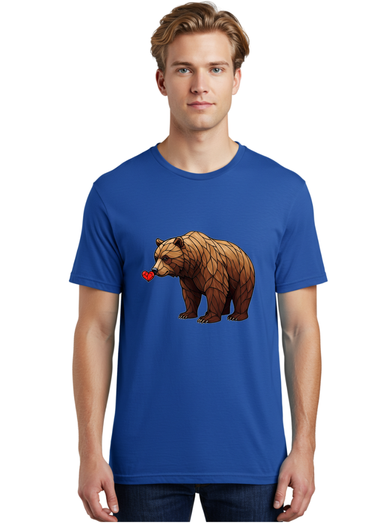 Brown-Bear-With-Heart Men'S Graphic Tee, 100% Cotton, Comfortable Casual Summer Wear, Machine Washable, Vintage Camera, Old Camera, Antique Camera, Black Camera, Classic Photography, Photography Equipment, Nostalgic Device, Film Camera, Bae929
