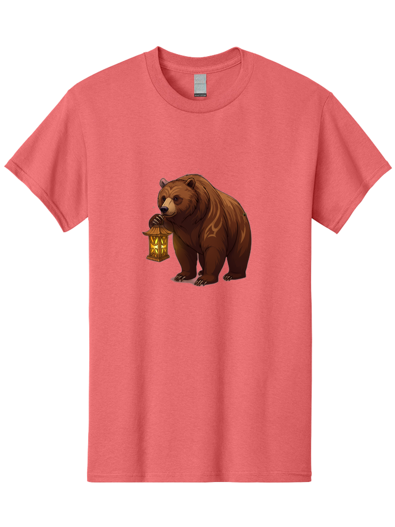 Brown-Bear-With-Lantern Men'S Graphic Tee, 100% Cotton, Comfortable Casual Summer Wear, Machine Washable, Vintage Camera, Old Camera, Antique Camera, Black Camera, Classic Photography, Photography Equipment, Nostalgic Device, Film Camera, Bae930