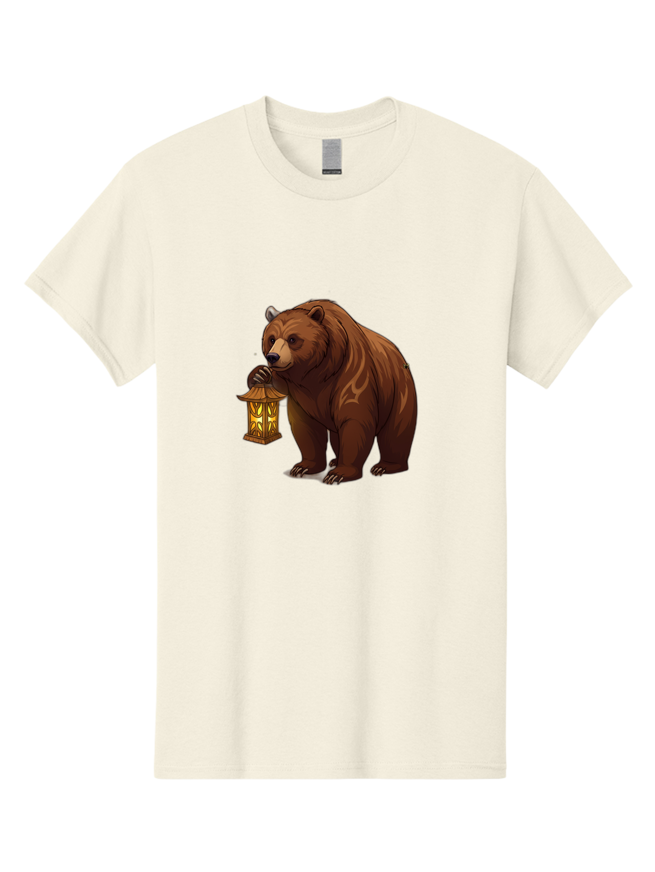 Brown-Bear-With-Lantern Men'S Graphic Tee, 100% Cotton, Comfortable Casual Summer Wear, Machine Washable, Vintage Camera, Old Camera, Antique Camera, Black Camera, Classic Photography, Photography Equipment, Nostalgic Device, Film Camera, Bae930