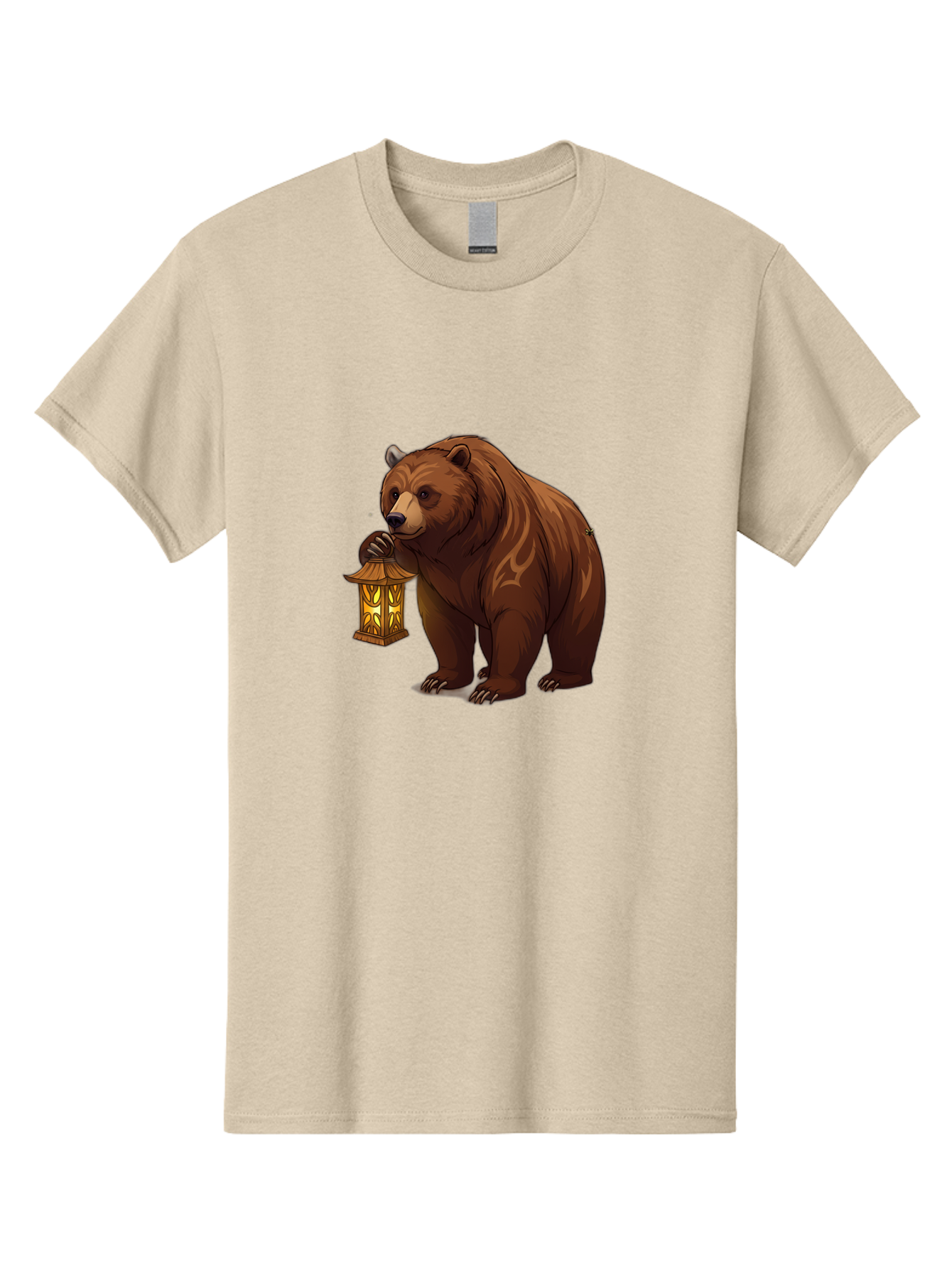 Brown-Bear-With-Lantern Men'S Graphic Tee, 100% Cotton, Comfortable Casual Summer Wear, Machine Washable, Vintage Camera, Old Camera, Antique Camera, Black Camera, Classic Photography, Photography Equipment, Nostalgic Device, Film Camera, Bae930
