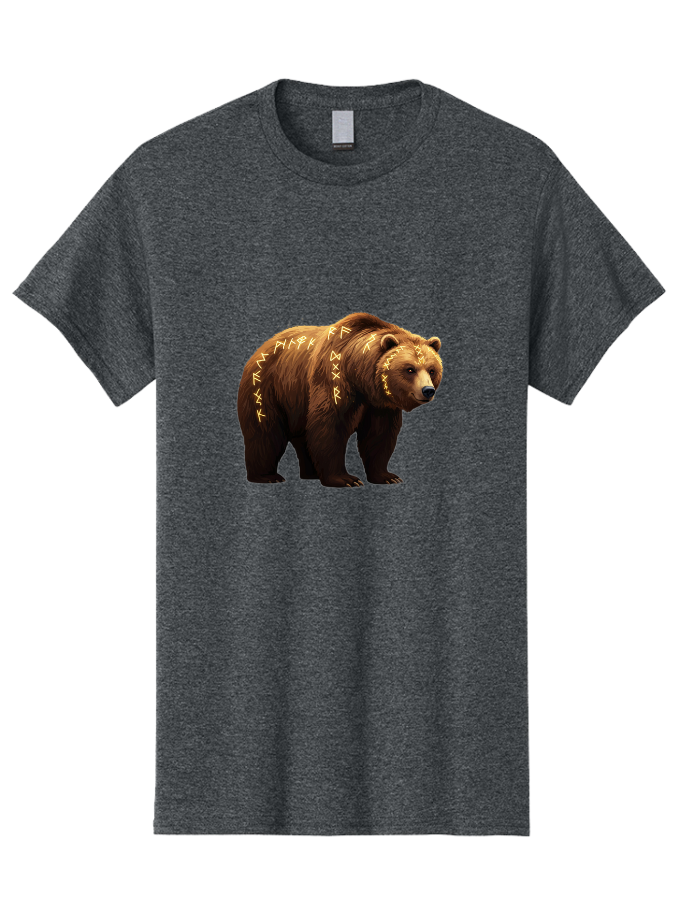 Brown-Bear-With-Runic-Symbols Men'S Graphic Tee, 100% Cotton, Comfortable Casual Summer Wear, Machine Washable, Vintage Camera, Old Camera, Antique Camera, Black Camera, Classic Photography, Photography Equipment, Nostalgic Device, Bae931