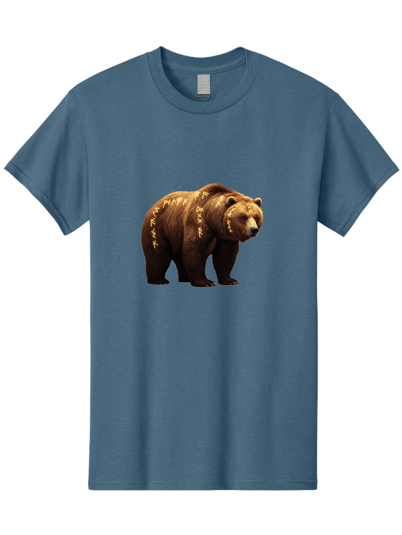 Brown-Bear-With-Runic-Symbols Men'S Graphic Tee, 100% Cotton, Comfortable Casual Summer Wear, Machine Washable, Vintage Camera, Old Camera, Antique Camera, Black Camera, Classic Photography, Photography Equipment, Nostalgic Device, Bae931